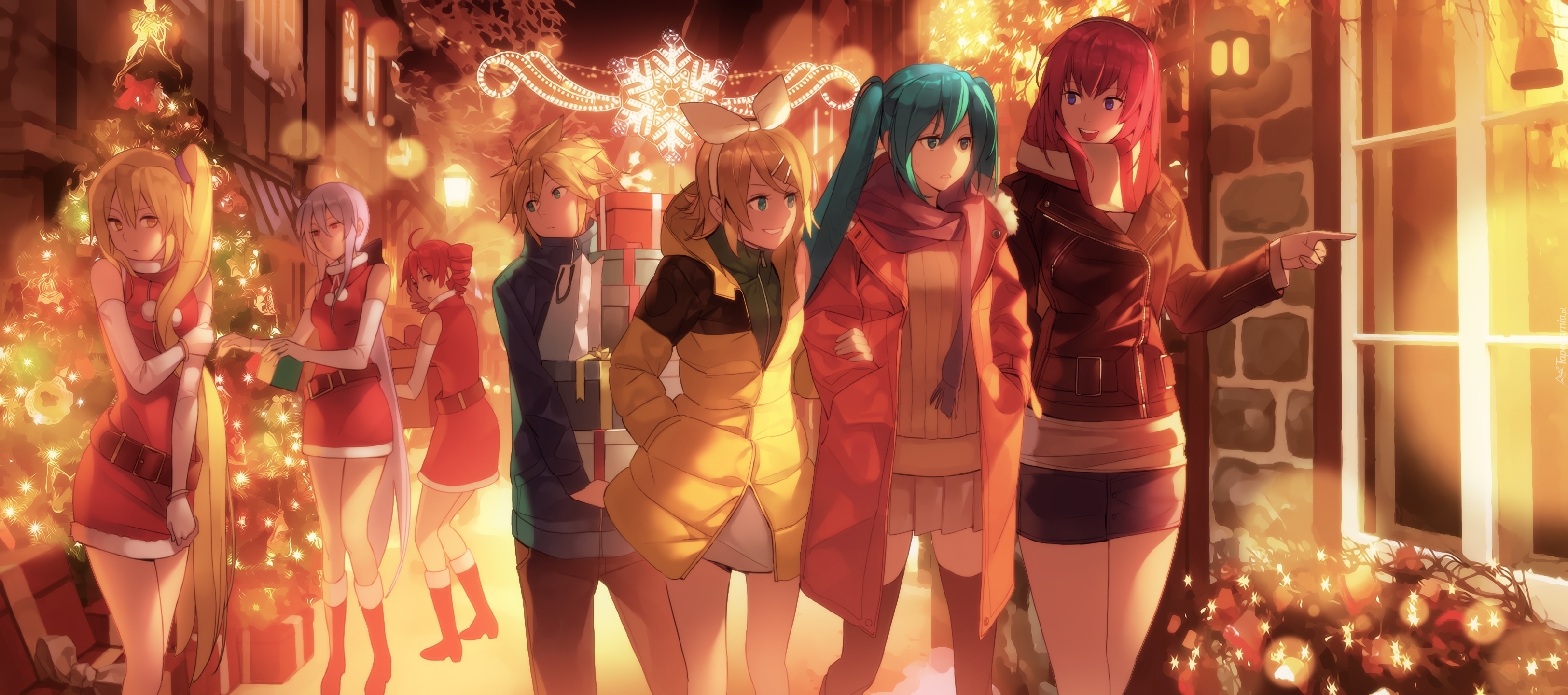 Vocaloid, Akita Neru, Yowane Haku, Kasane Teto, Kagamine Len, Kagamine Rin, Hatsune Miku, Megurine Luka