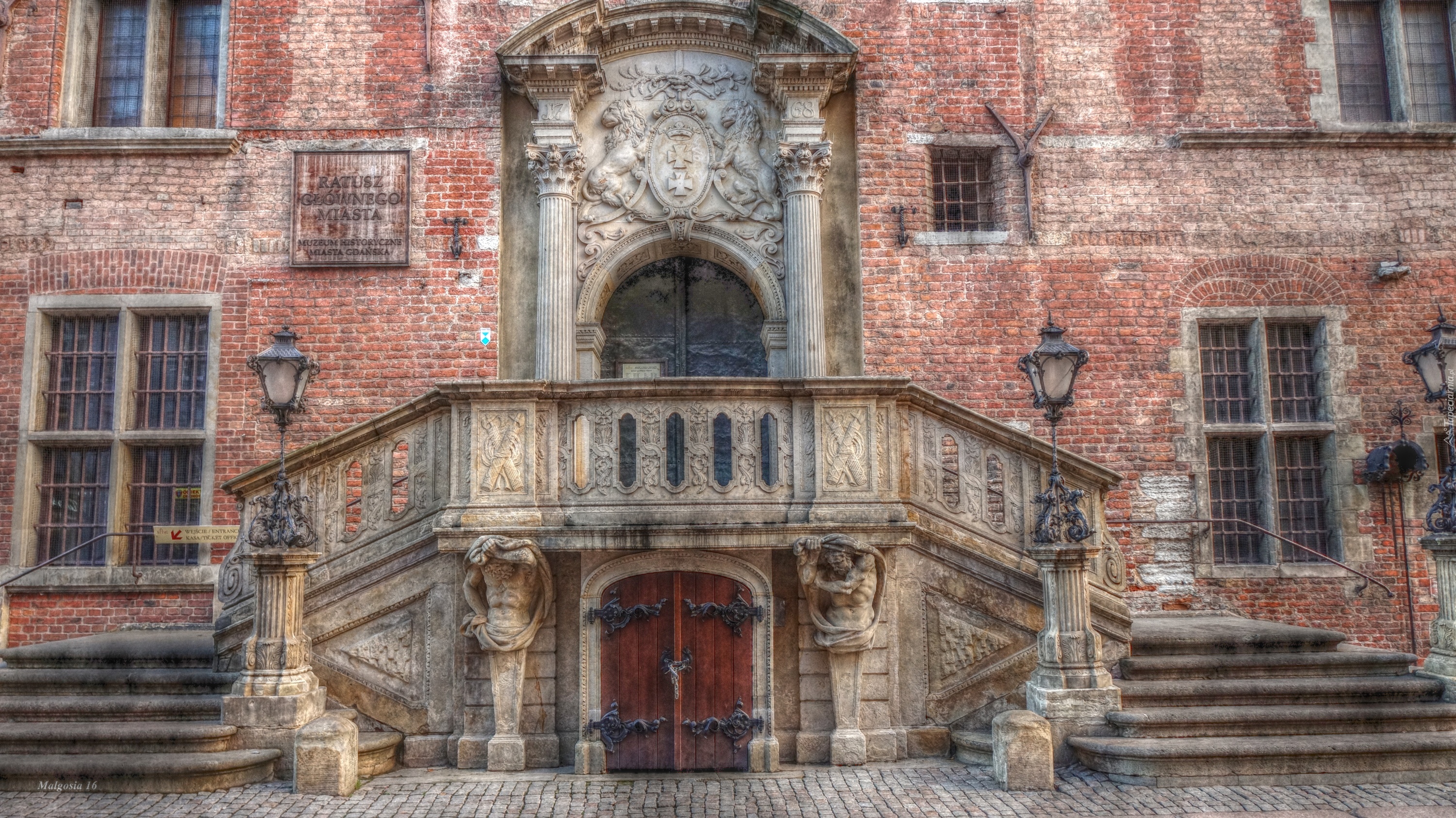 Gdańsk, Budynek, Ratusz, HDR