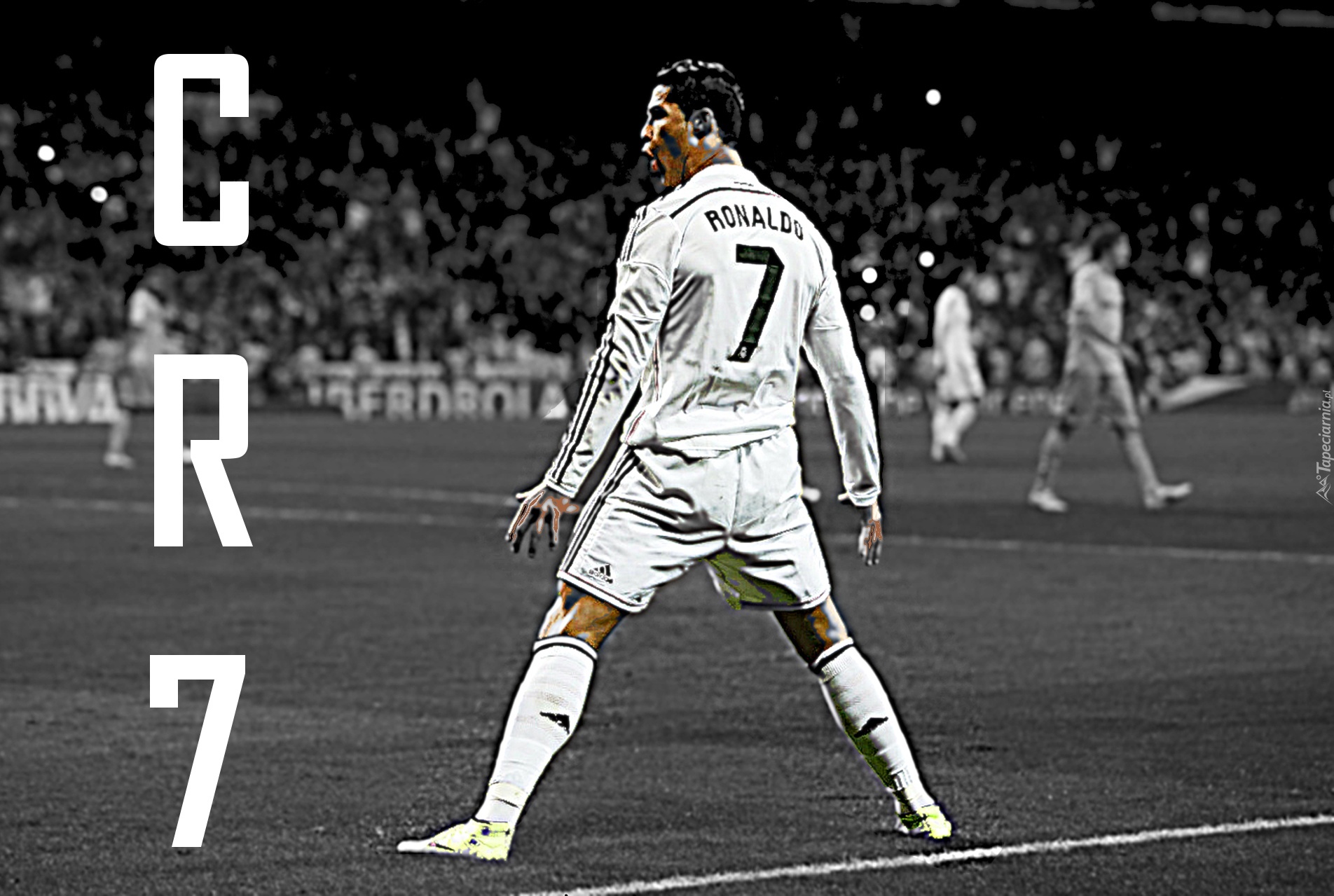 Cristiano Ronaldo, CR7, Ronaldo, Real Madryt, Piłkarz, Piłka Nożna, Football