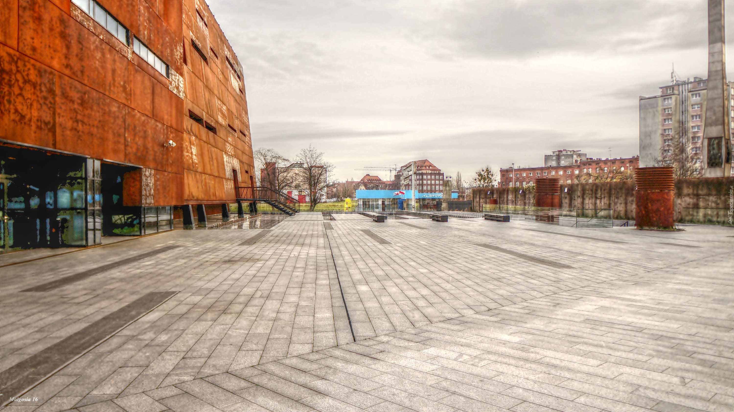 Polska, Gdańsk, Plac, Muzeum Solidarności, HDR