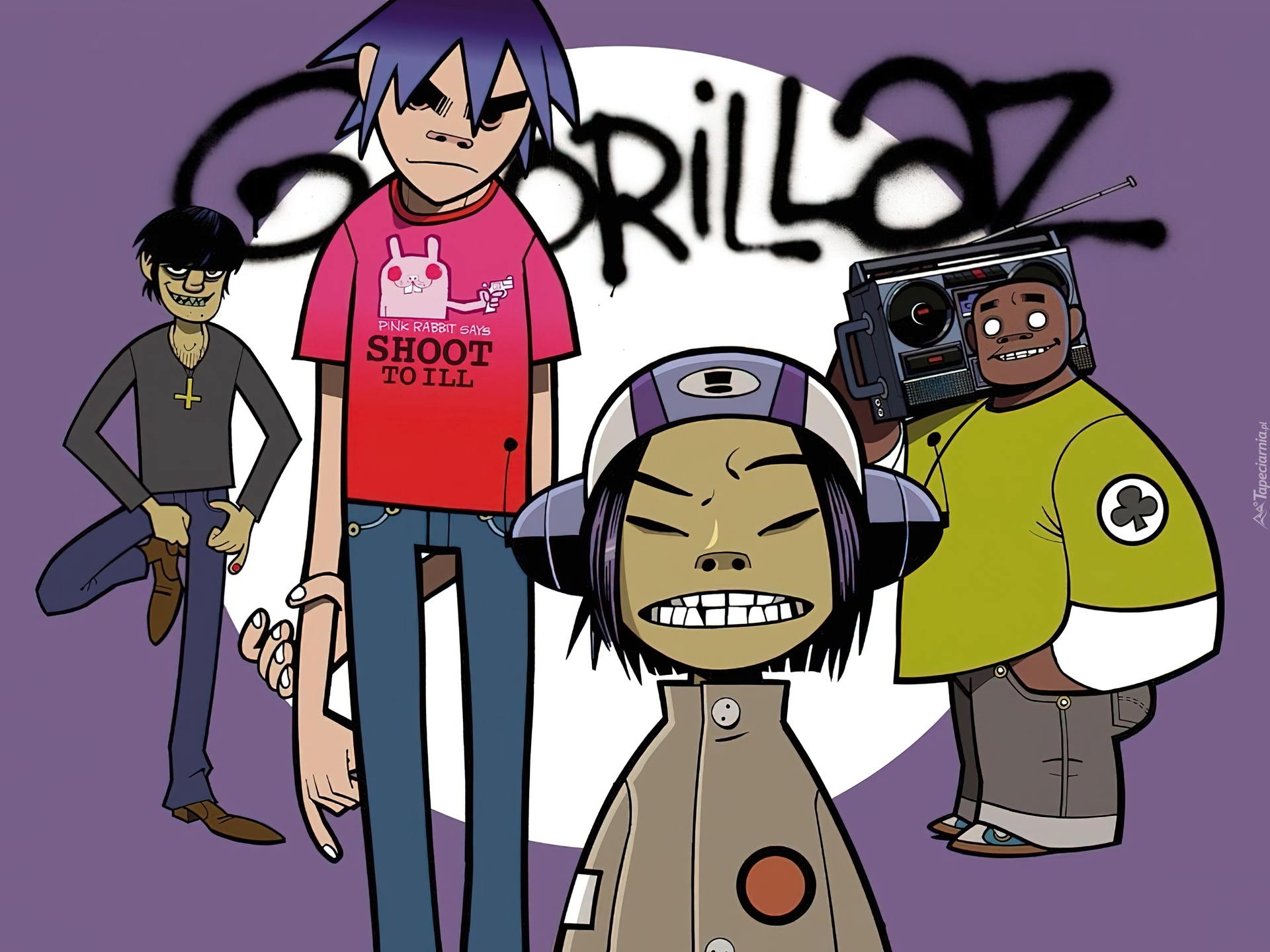 Gorillaz,radio, twarze