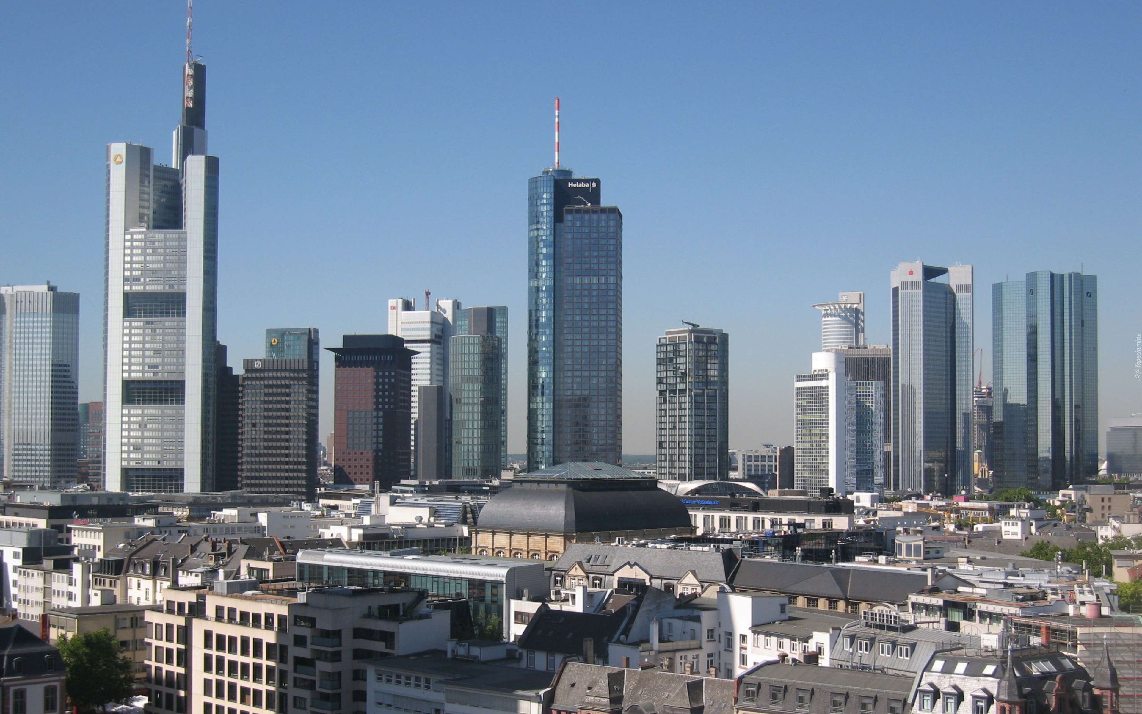 Frankfurt, Niemcy, Wieżowiec
