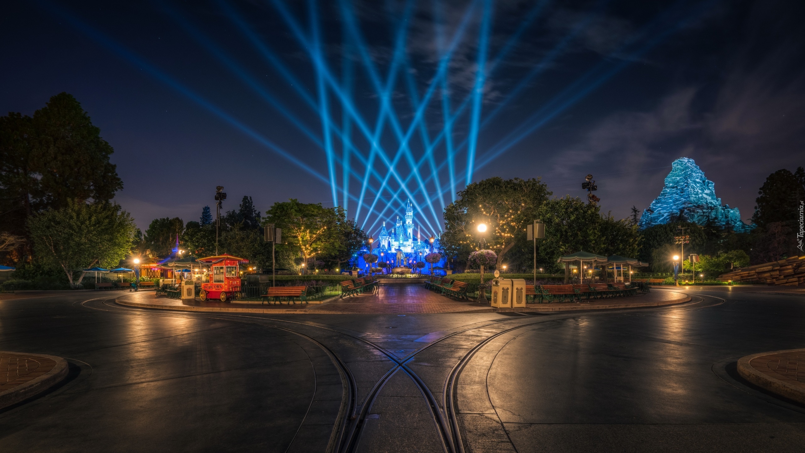 Park, Wesołe, Miasteczko, Disneyland, Stany, Zjednoczone, USA