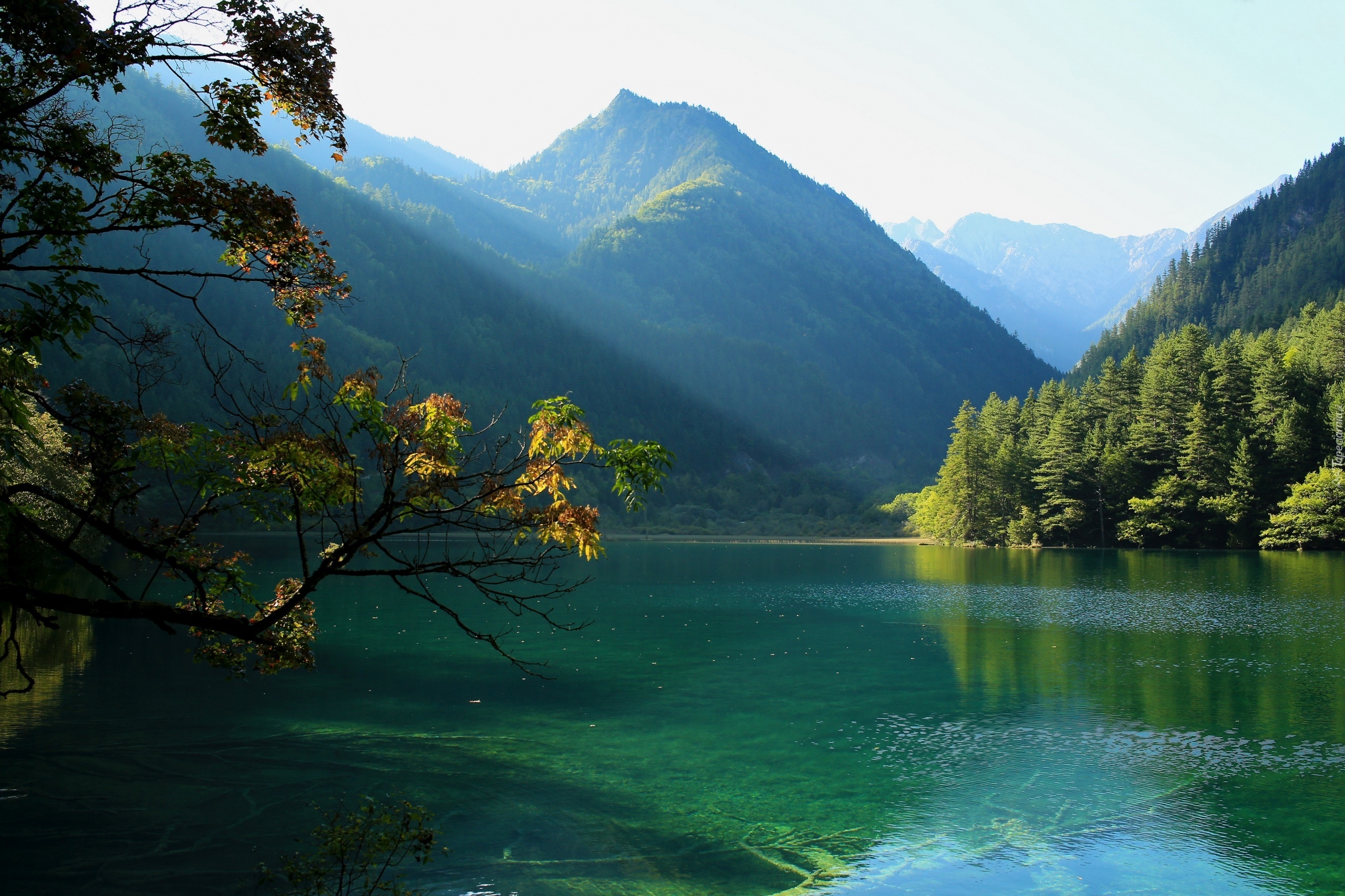 Chiny, Park Narodowy, Las, Góry, Jezioro