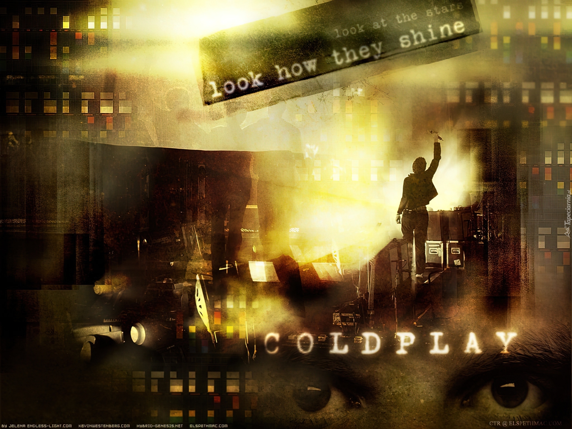 Coldplay,oczy