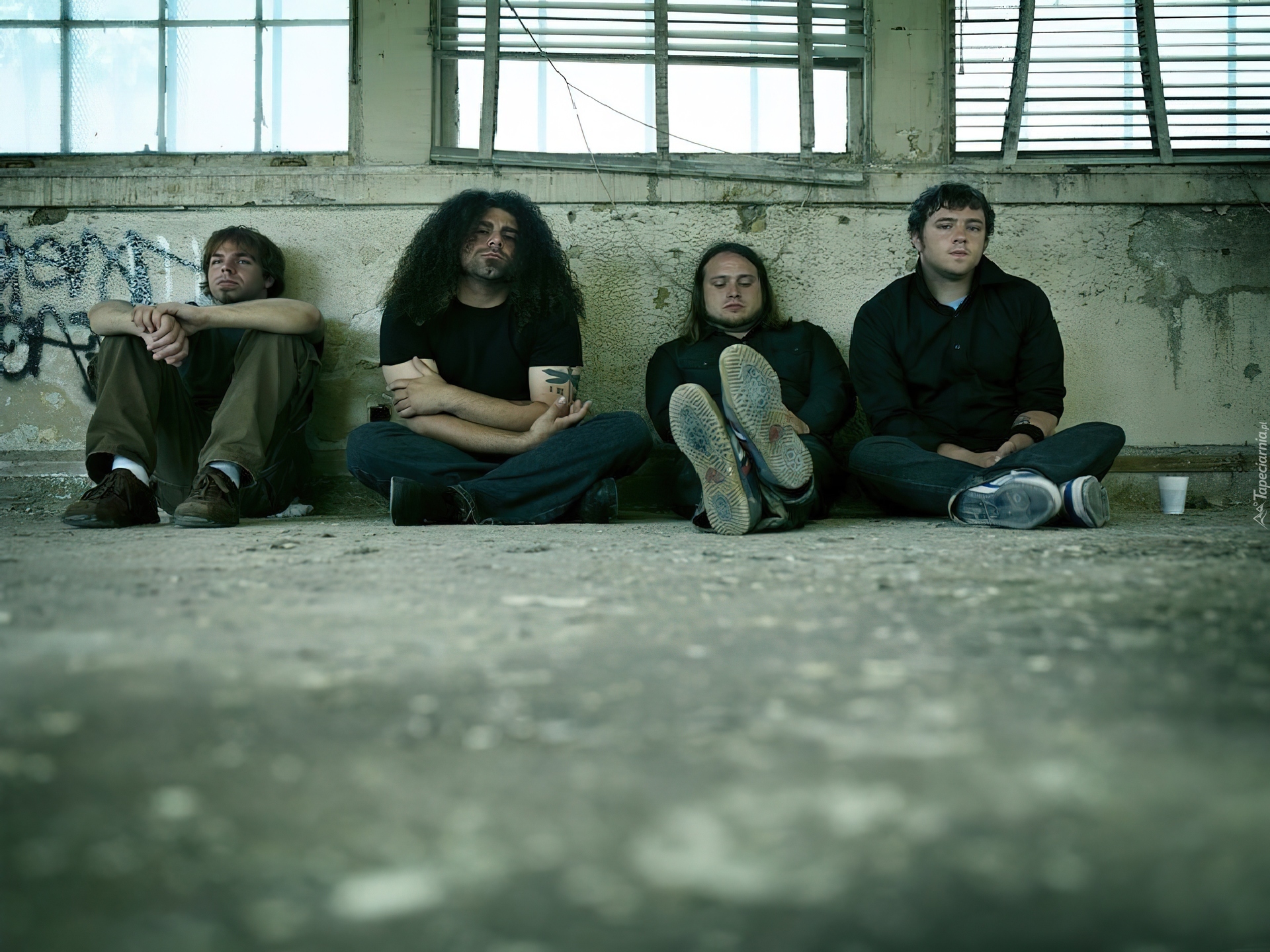 Coheed And Cambria,zespól cały , podłoga