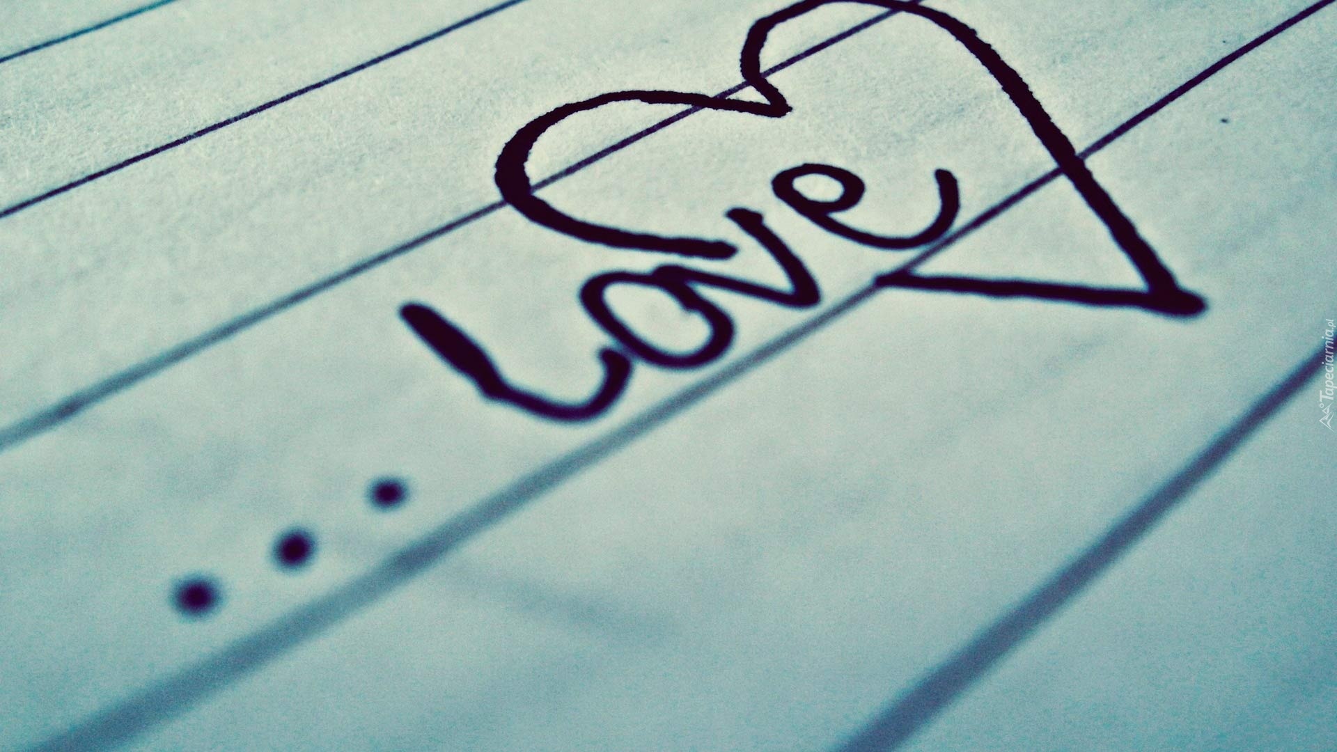 Serce, Napis, Miłość