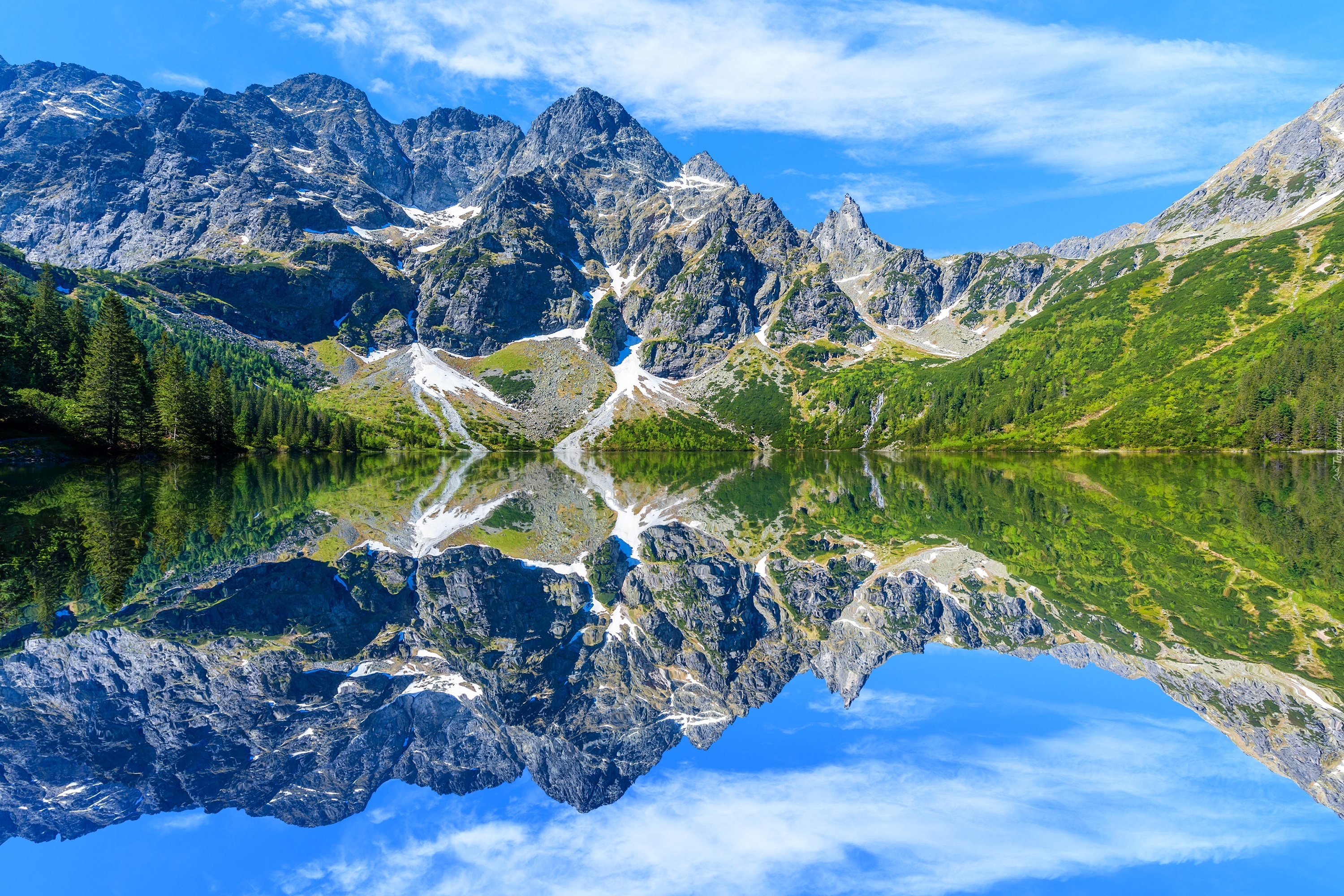 Polska, Góry, Staw, Morskie Oko, Tatry