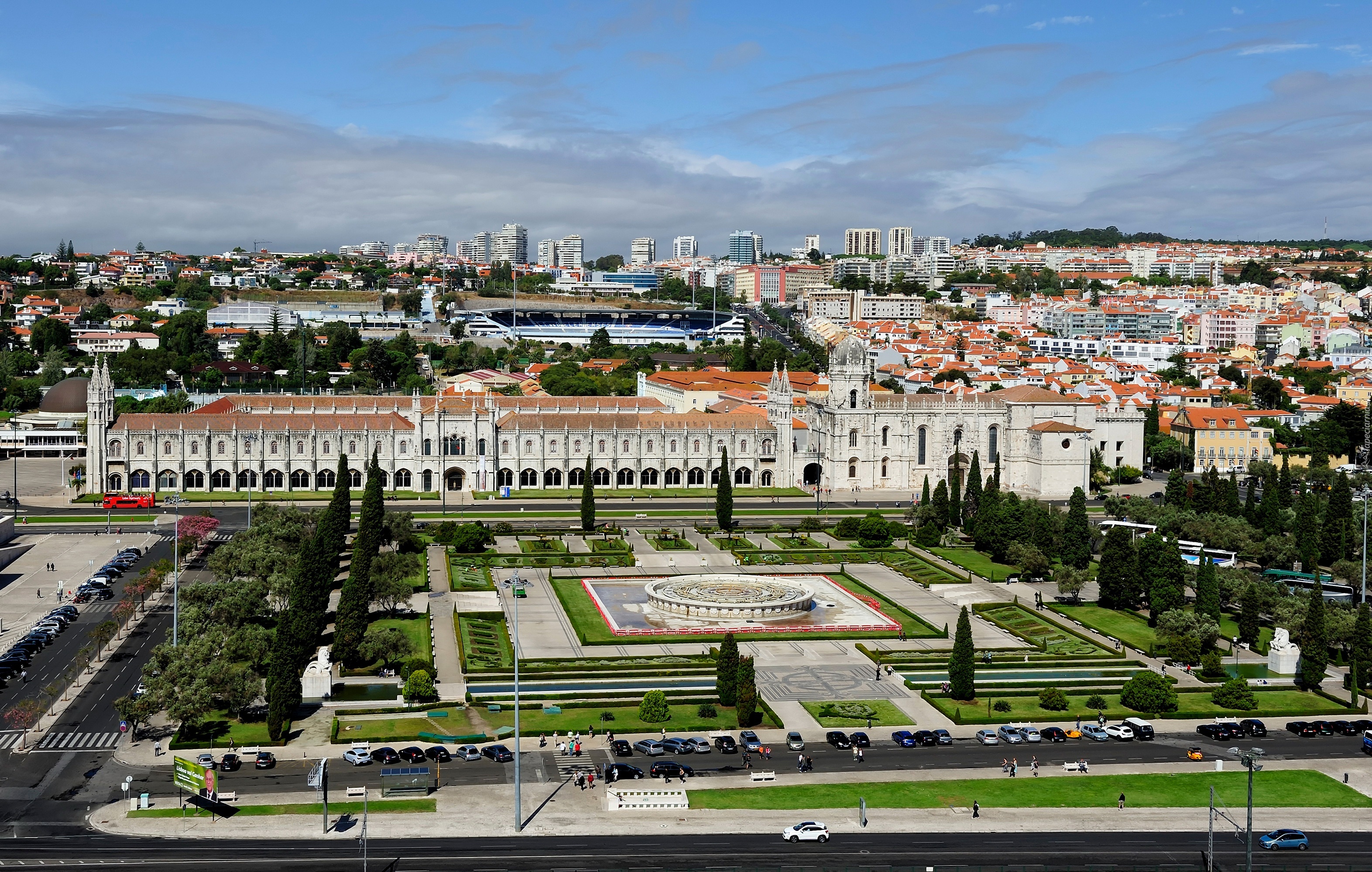 Portugalia, Lizbona, Park, Miasto