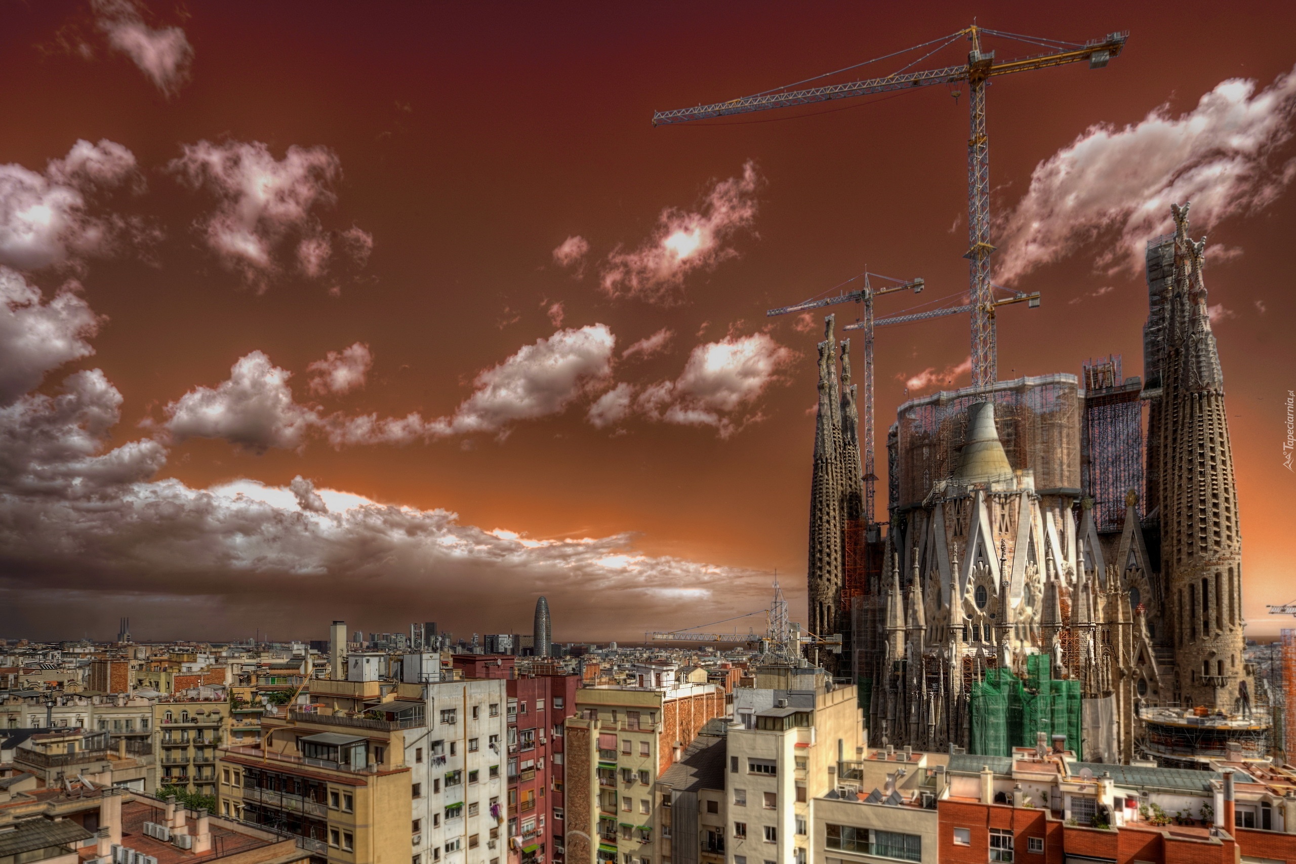 Hiszpania, Domy, Zdjęcie miasta