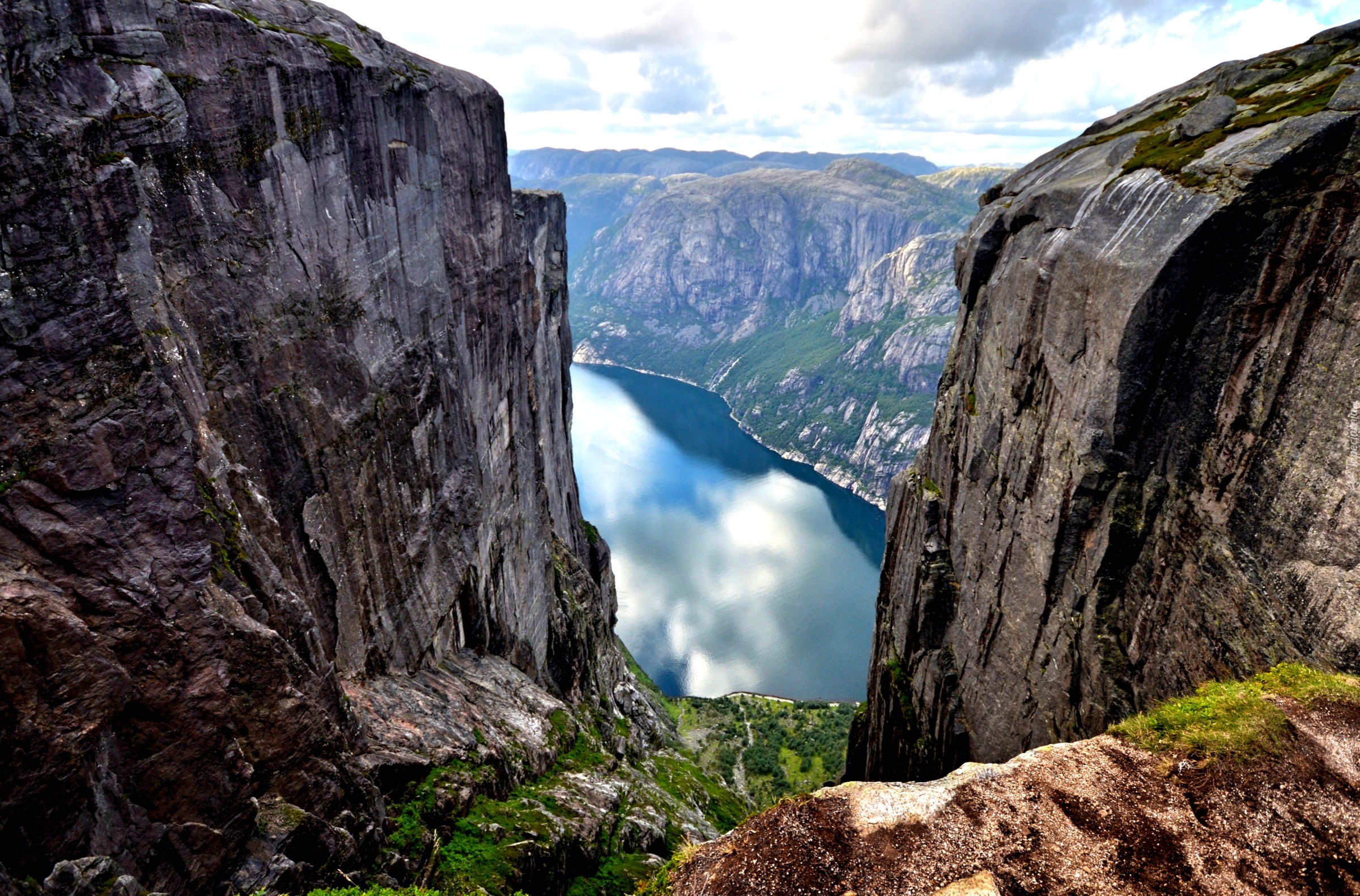 Norwegia, Fiord Lysefjord, Kjerag, Góry