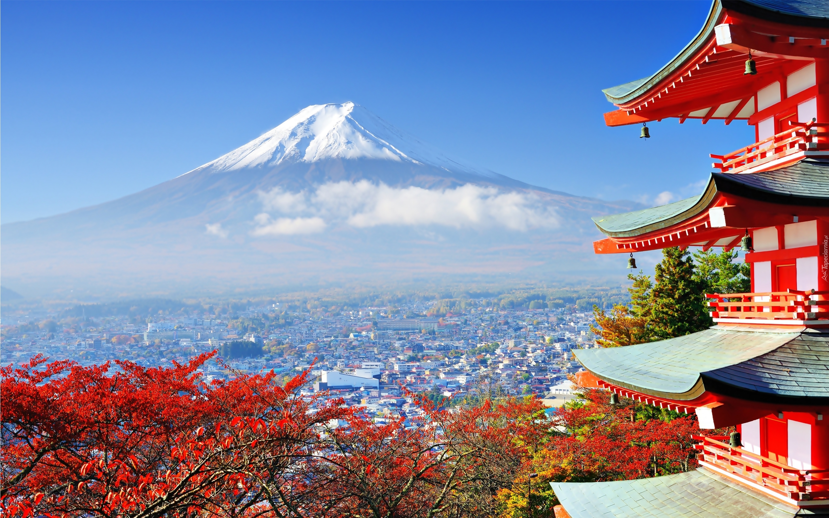 Góra, Fuji, Japonia