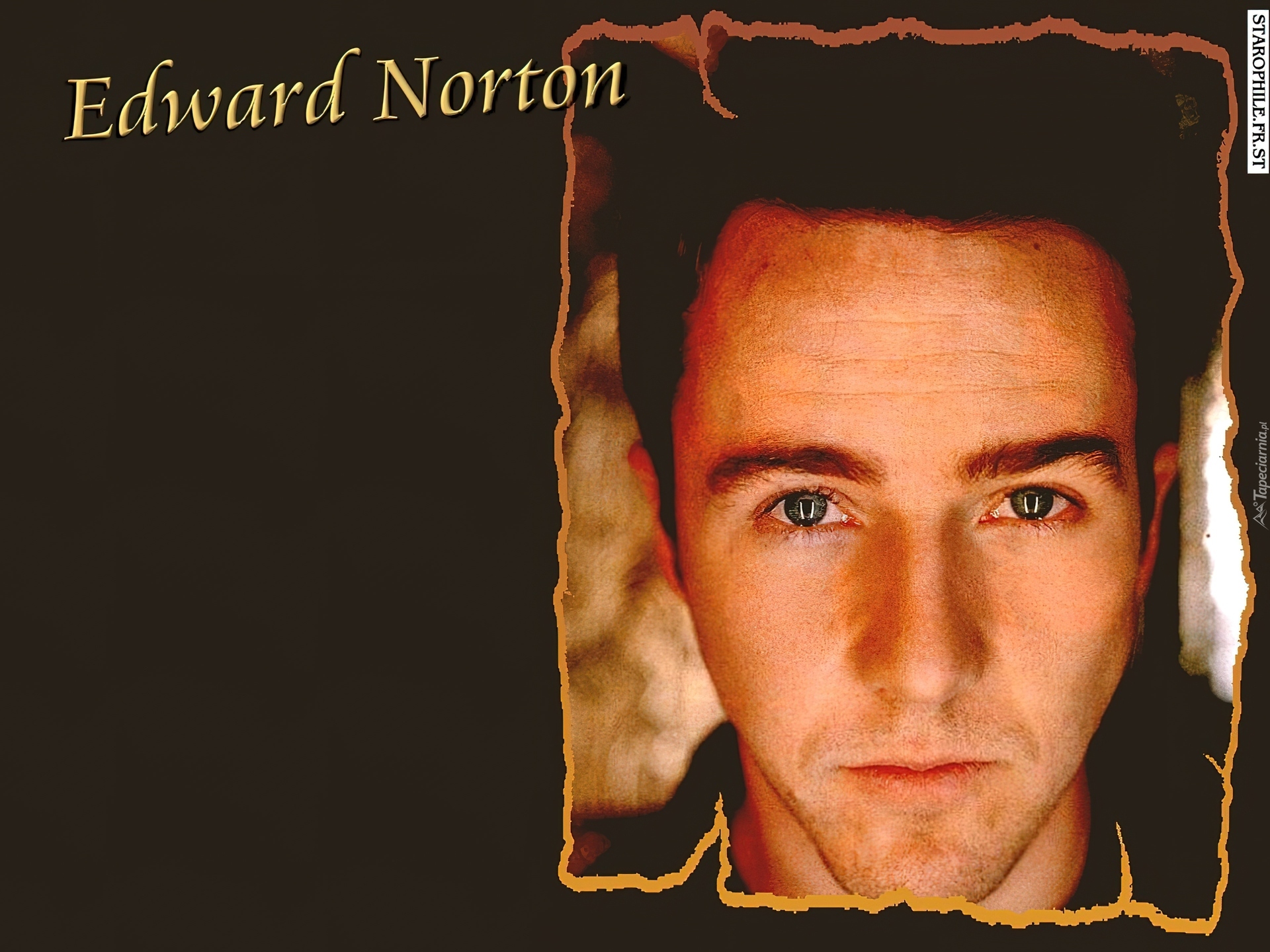 Edward Norton,twarz, zielone oczy