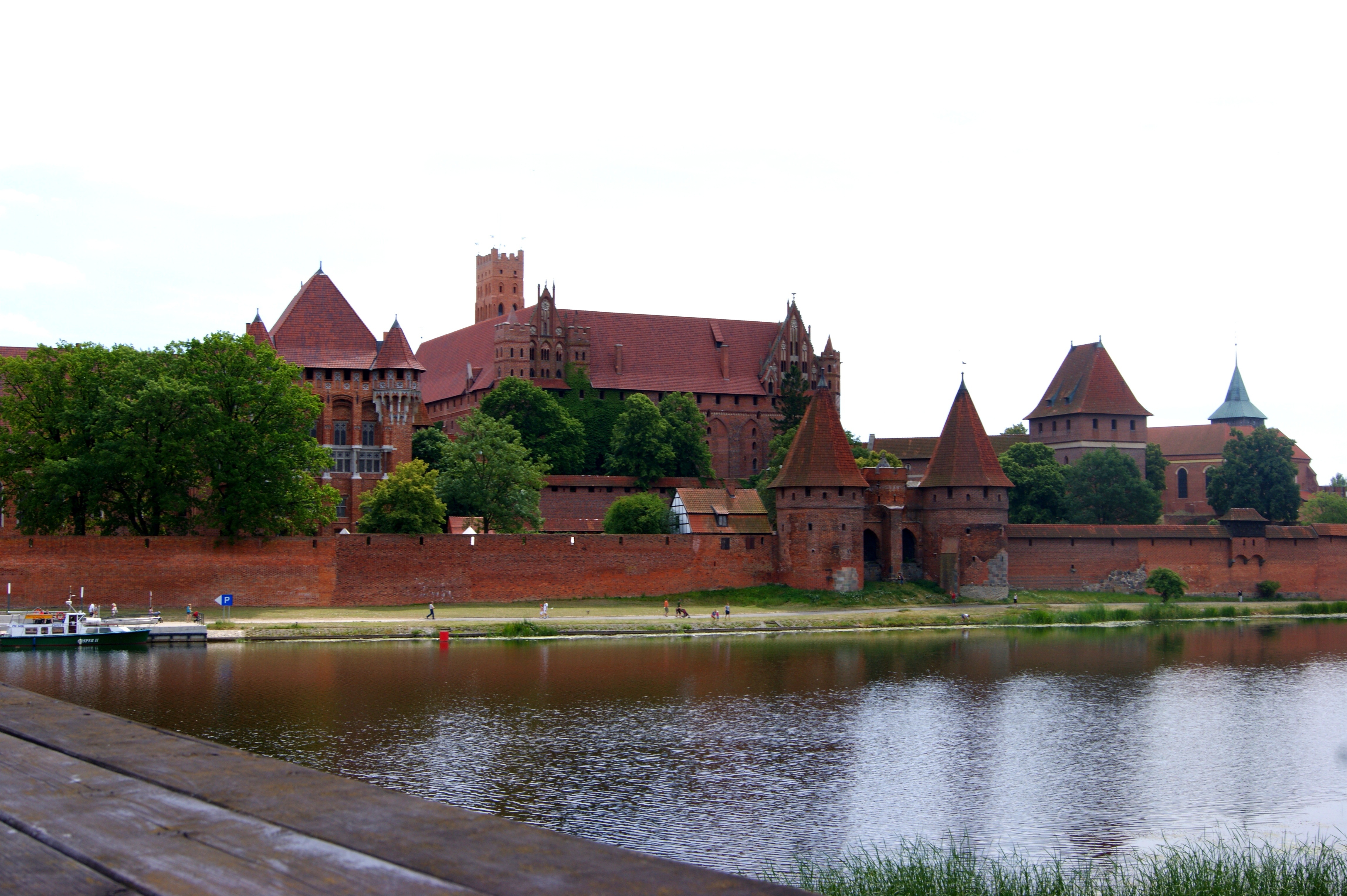 Polska, Malbork, Zamek w Malborku, Rzeka Wisła