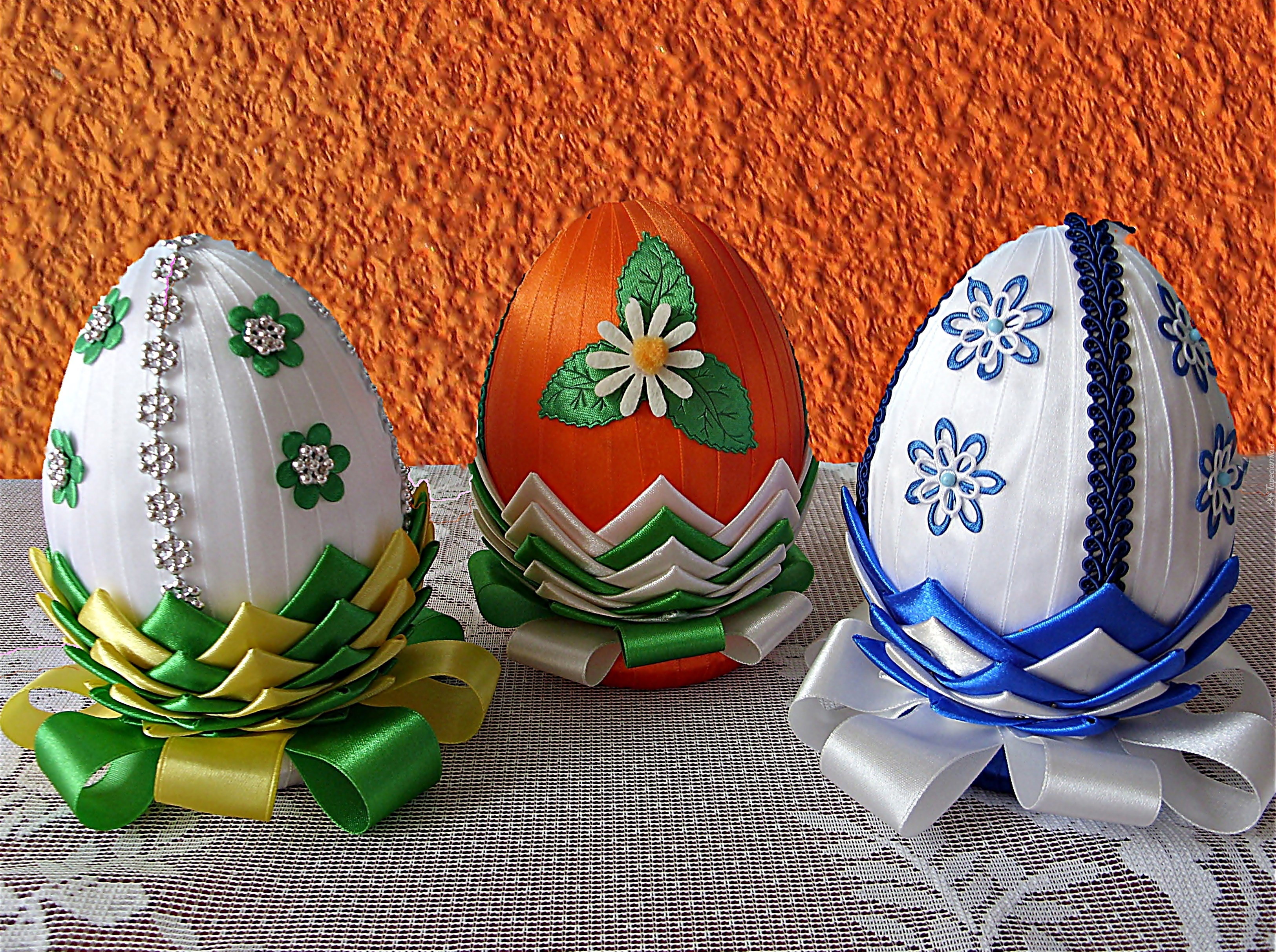 Wielkanoc, Ozdobne, Kolorowe Jajka