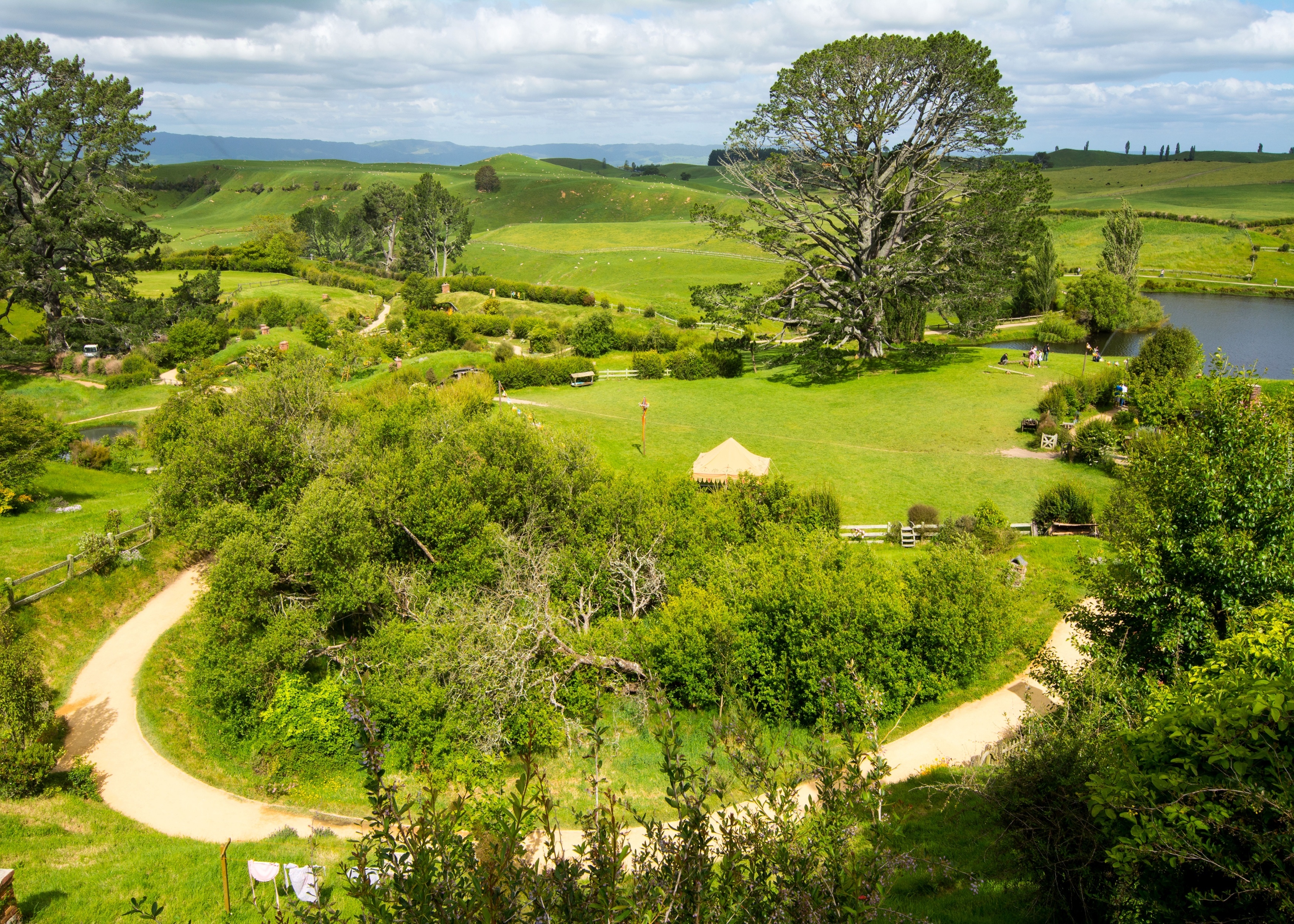 Matamata Hobbiton Park, Nowa Zelandia, Droga