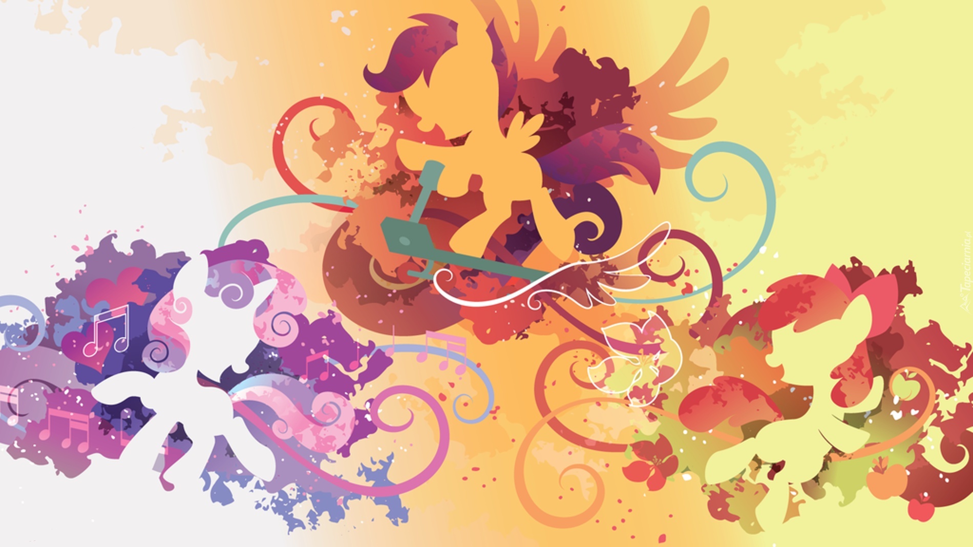 My Little Pony, Znaczkowa Liga, Scootaloo, Apple bloom, Sweetie Belle