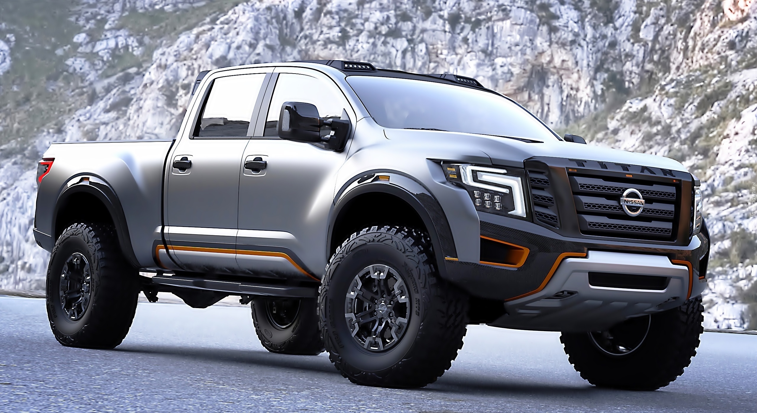 Nissan, Titan Warrior, Skały