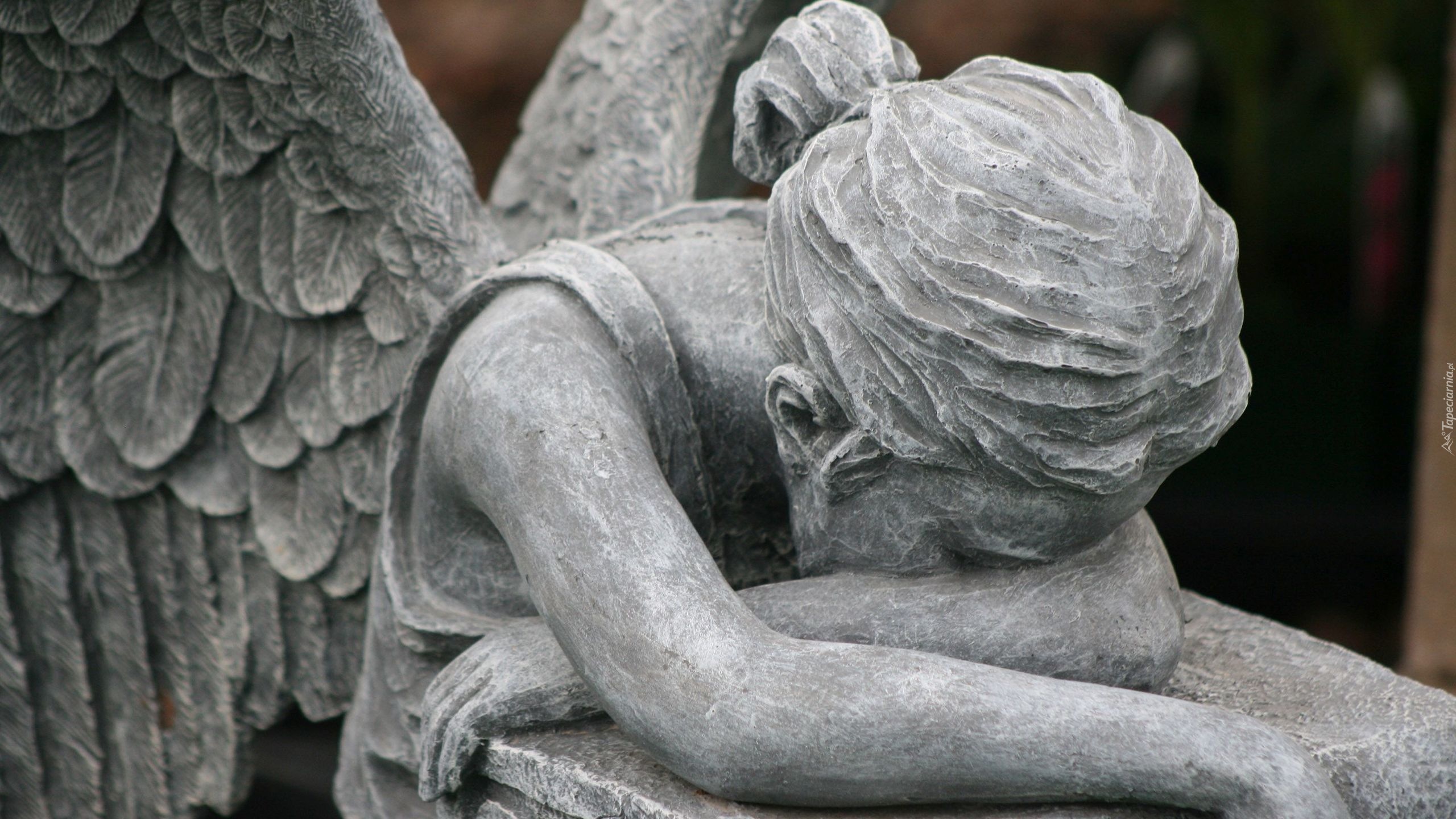 Posąg, Płaczący, Anioł