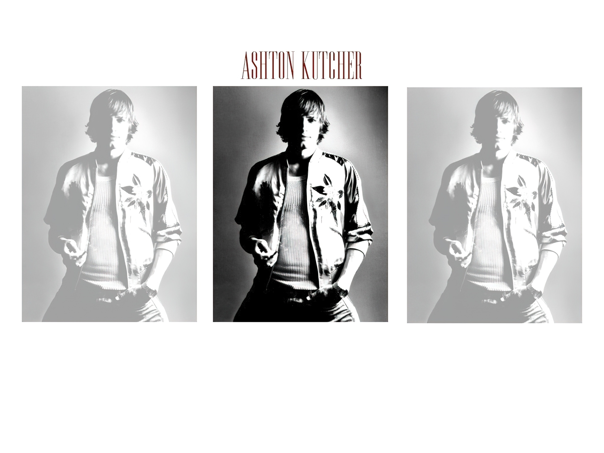 Ashton Kutcher,długie, włosy