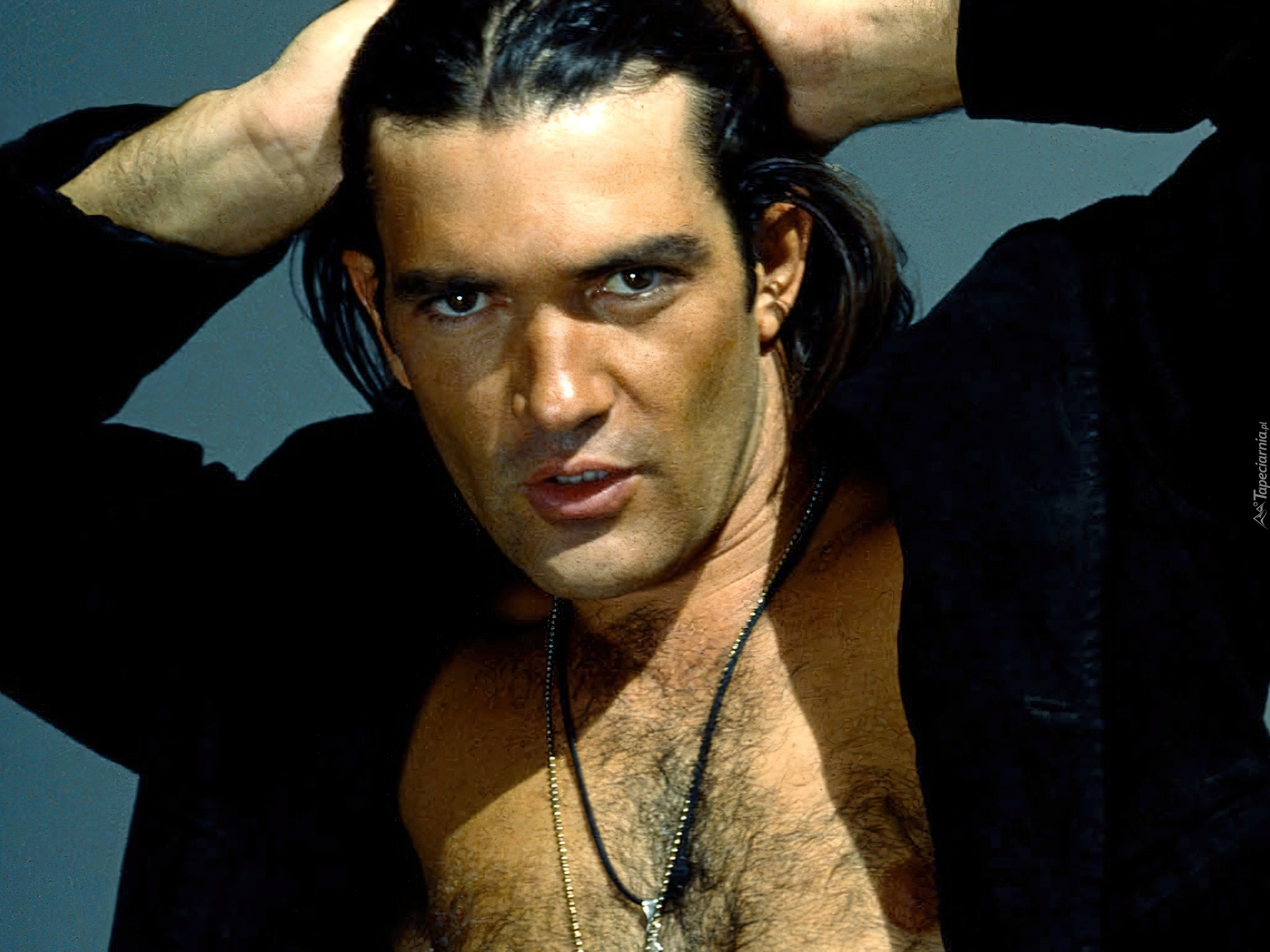 Antonio Banderas,rozpięta, marynarka