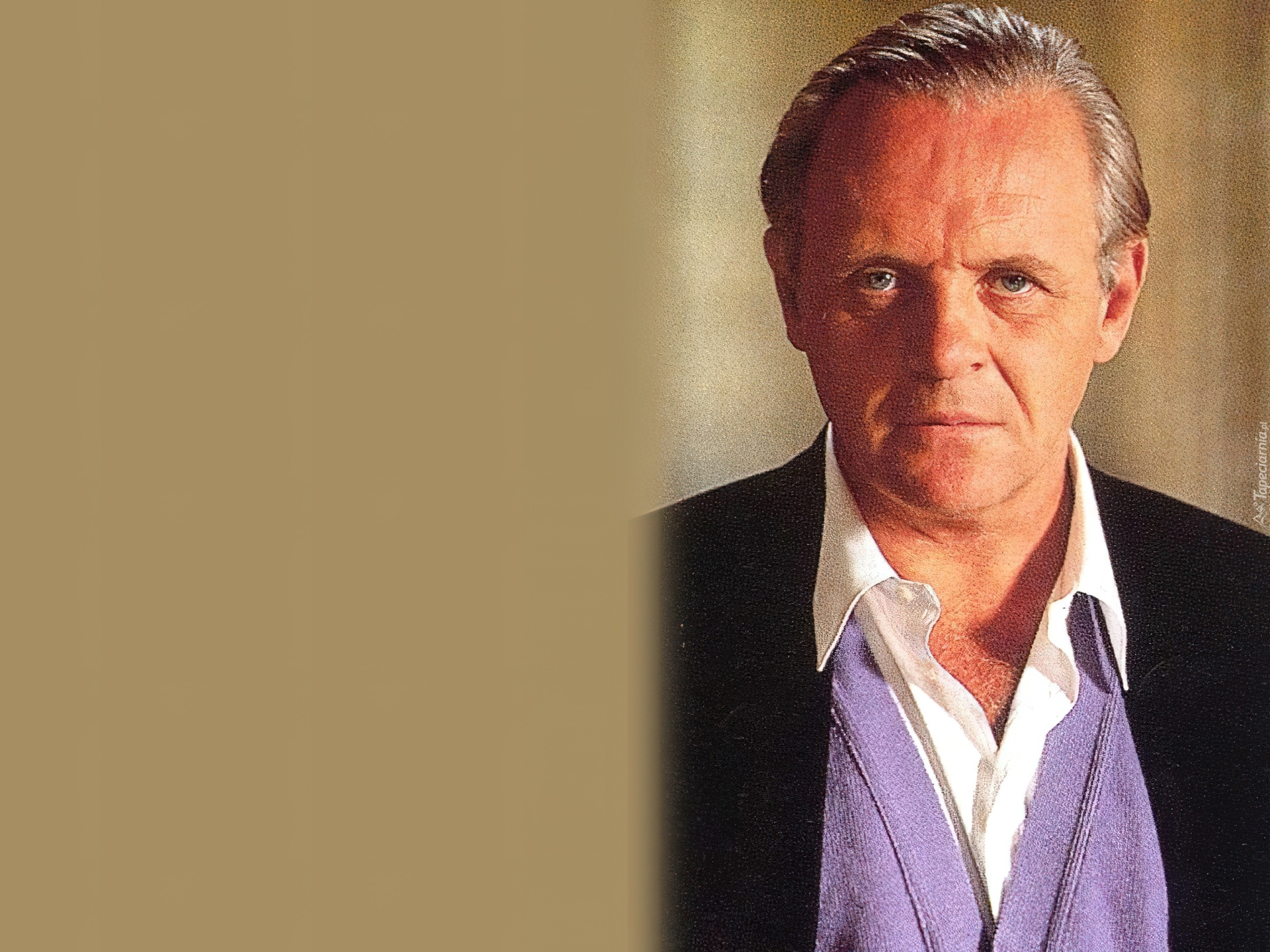 Anthony Hopkins,czarna, marynarka