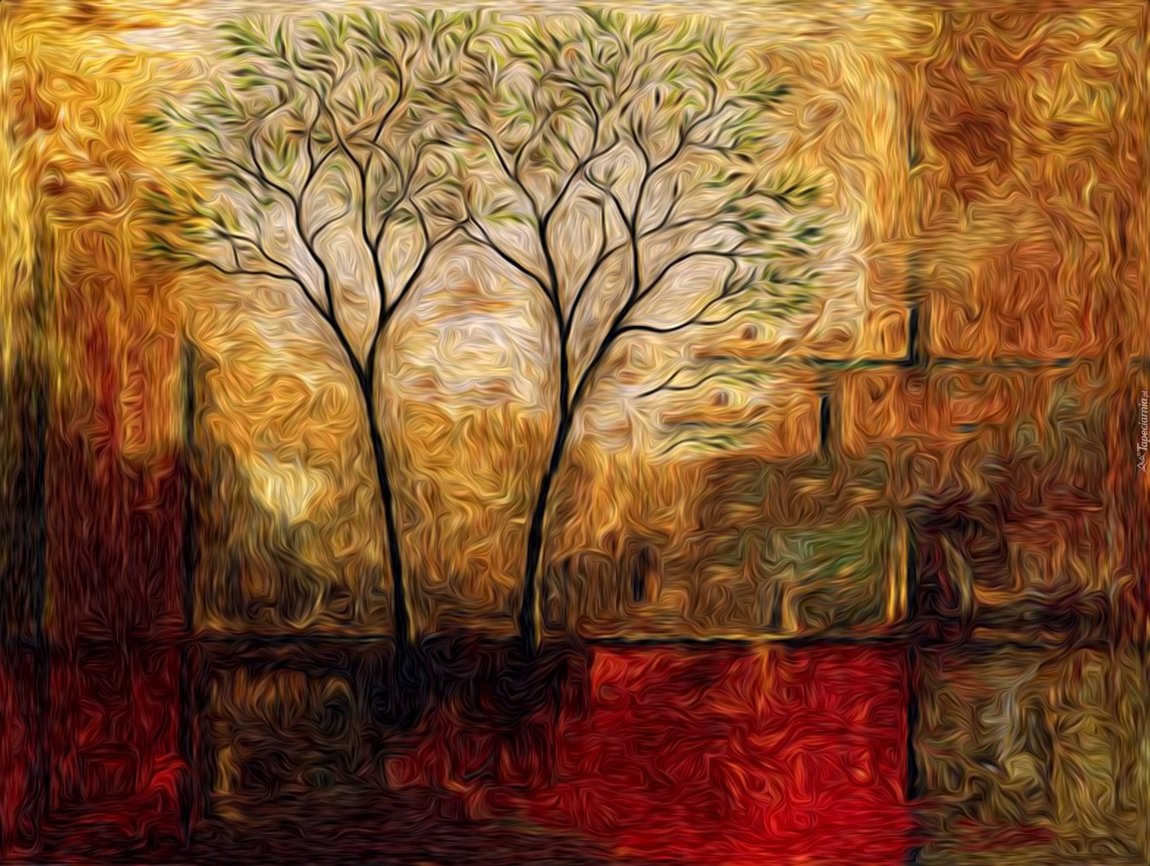 Drzewa, Malarstwo