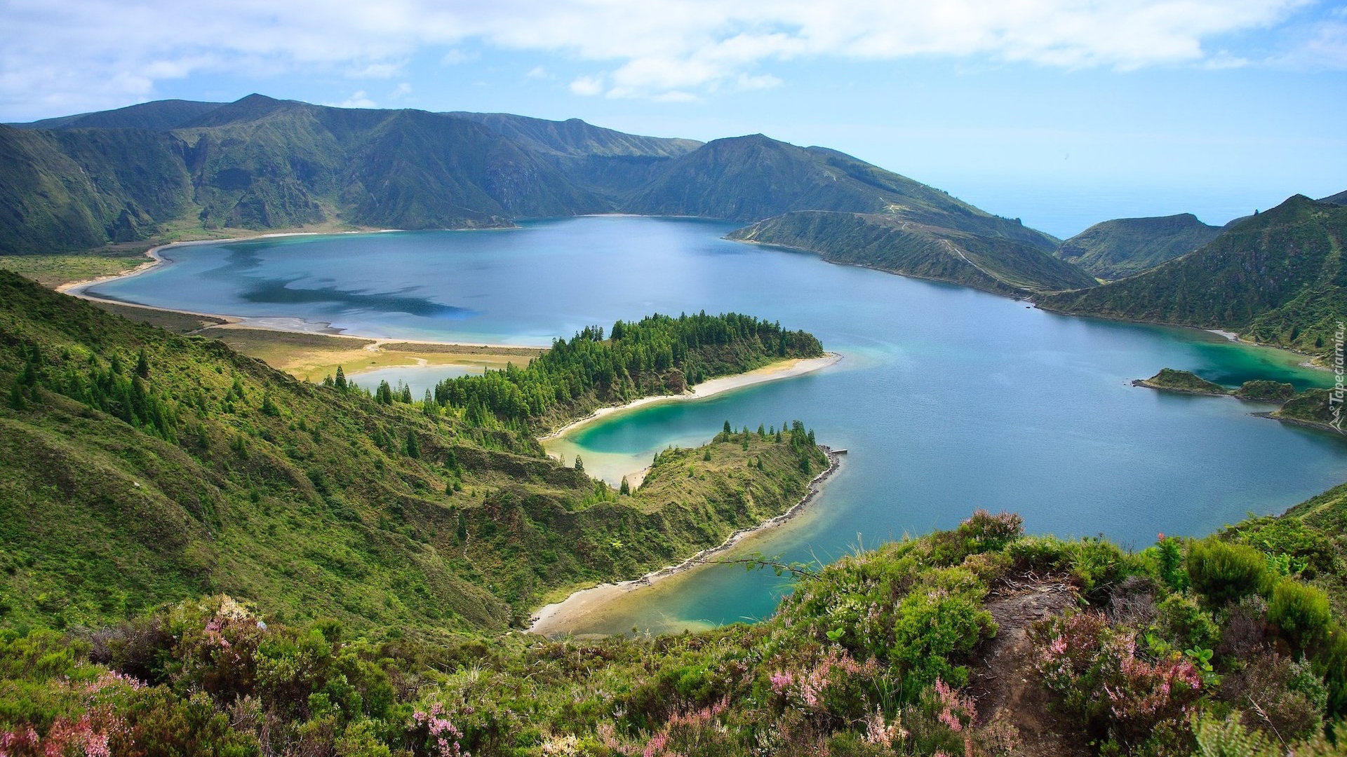 Portugalia, Jezioro, Lagoa de Fogo, Góry