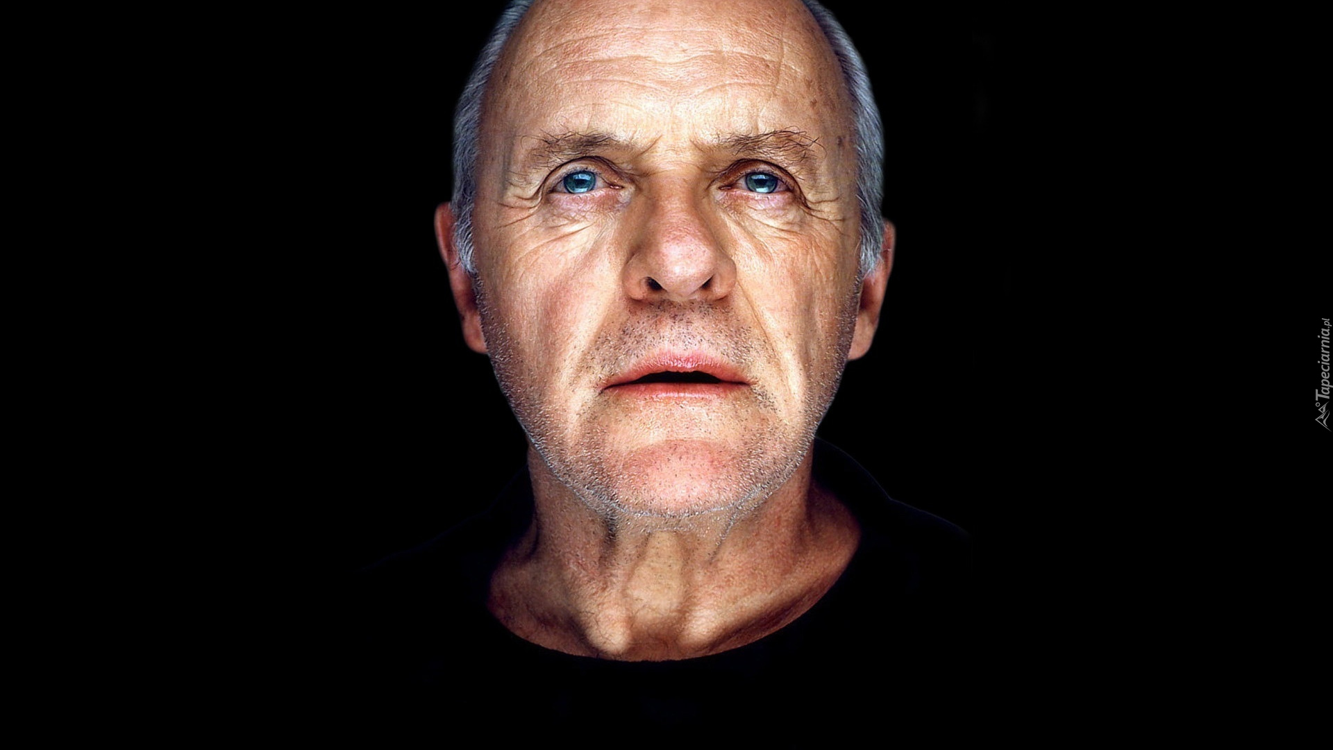 Anthony Hopkins,niebieskie, oczy