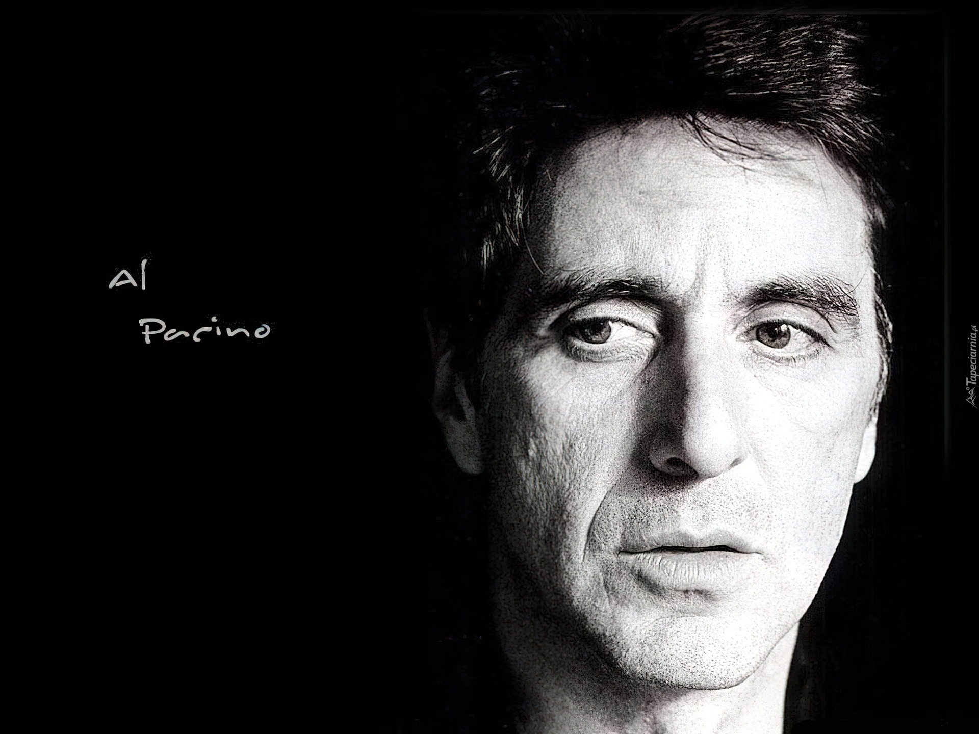 Al Pacino, twarz, ciemne, oczy, Aktor