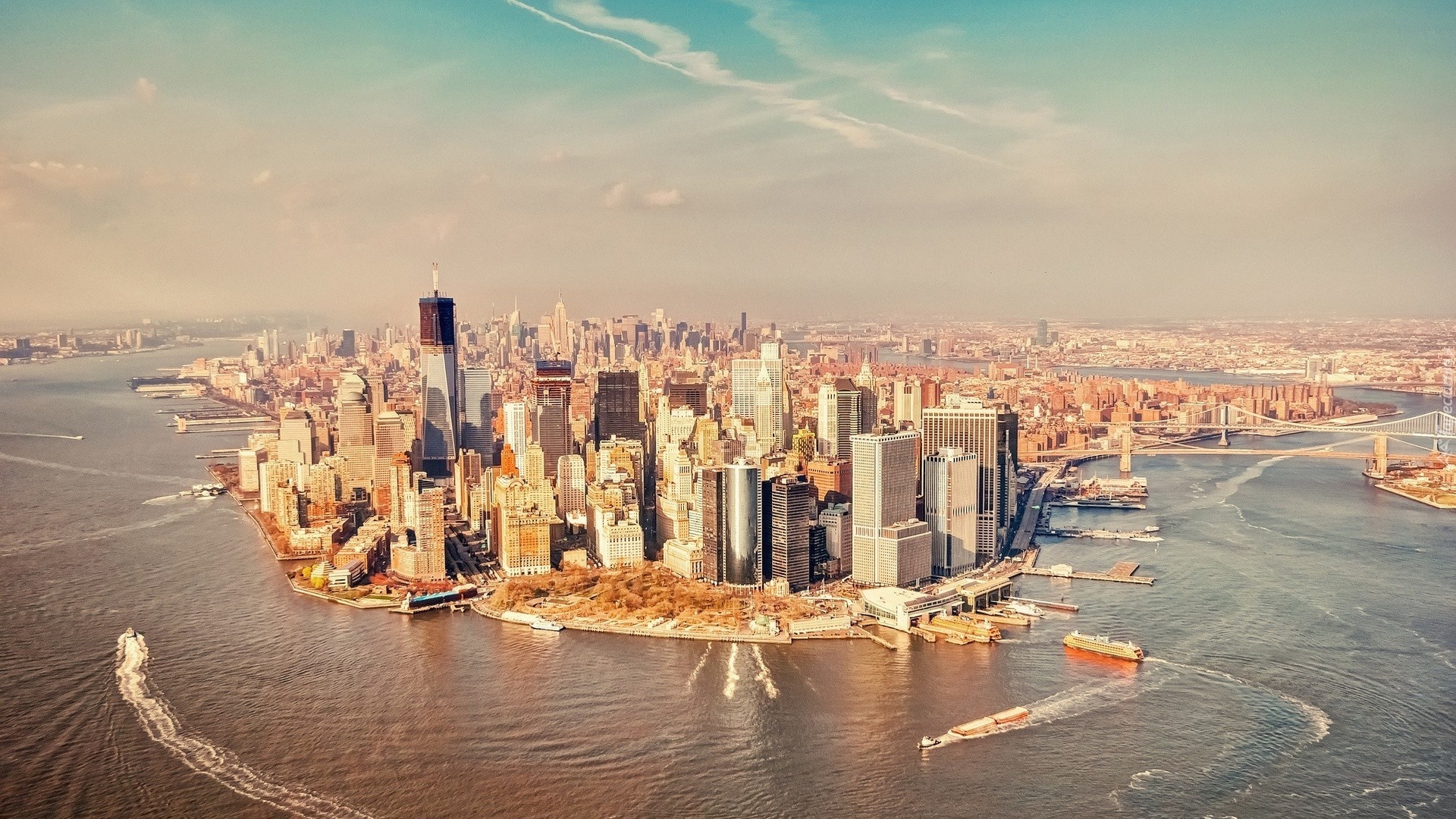 Manhattan, Z Lotu Ptaka, Nowy Jork