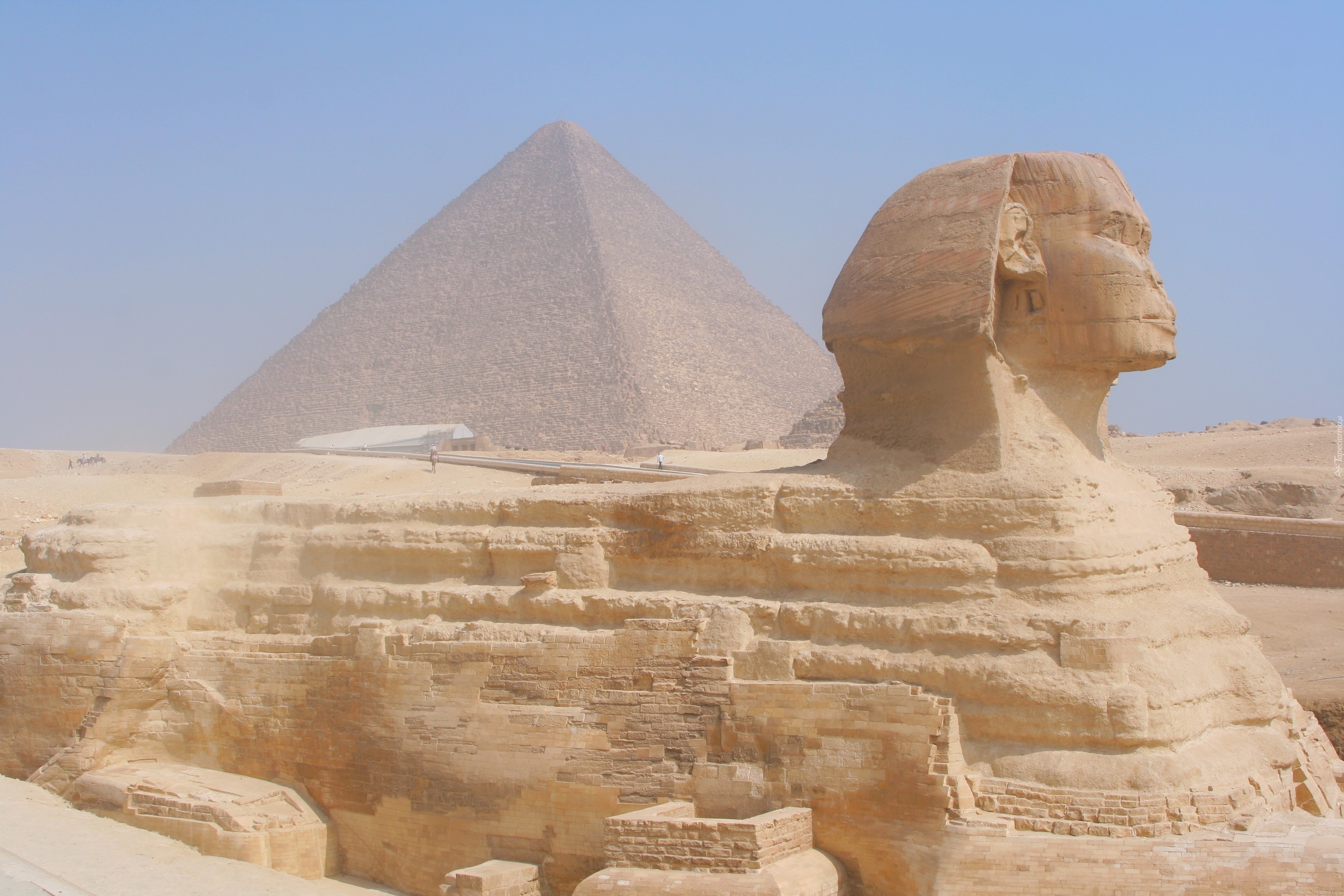 Egipt, Piramida, Sfinks, Zabytek