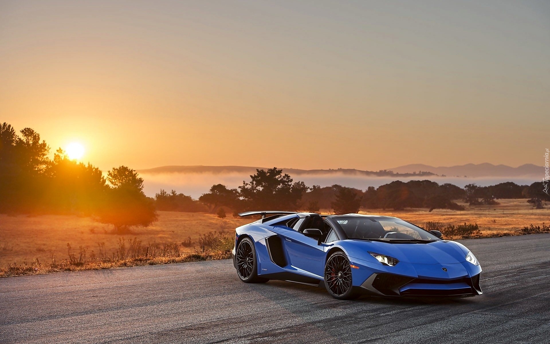 Lamborghini Aventador, LP-750, Zachód słońca