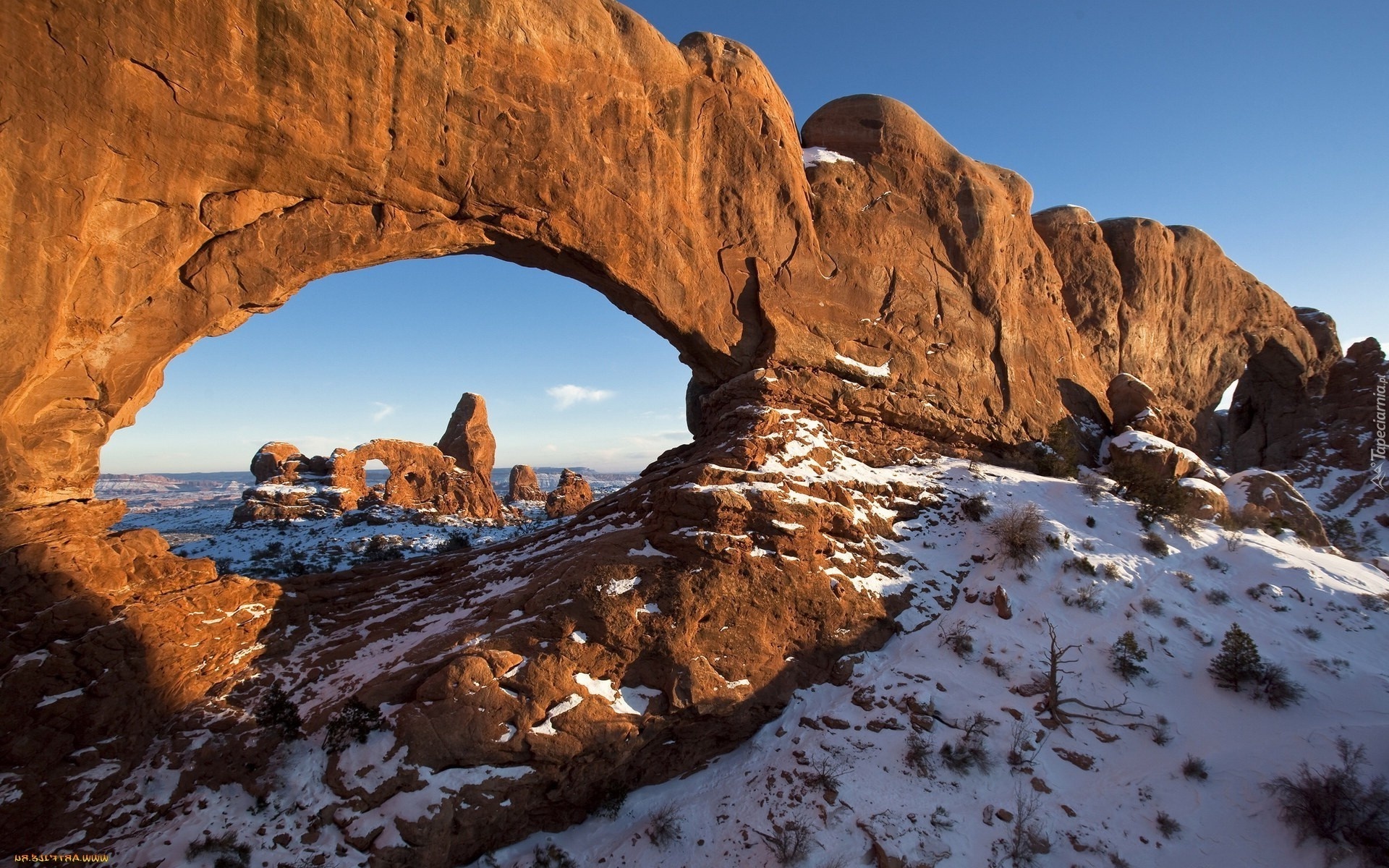 Skały, Park Narodowy Arches, Formacje, Skalne, Stan Utah, Stany Zjednoczone