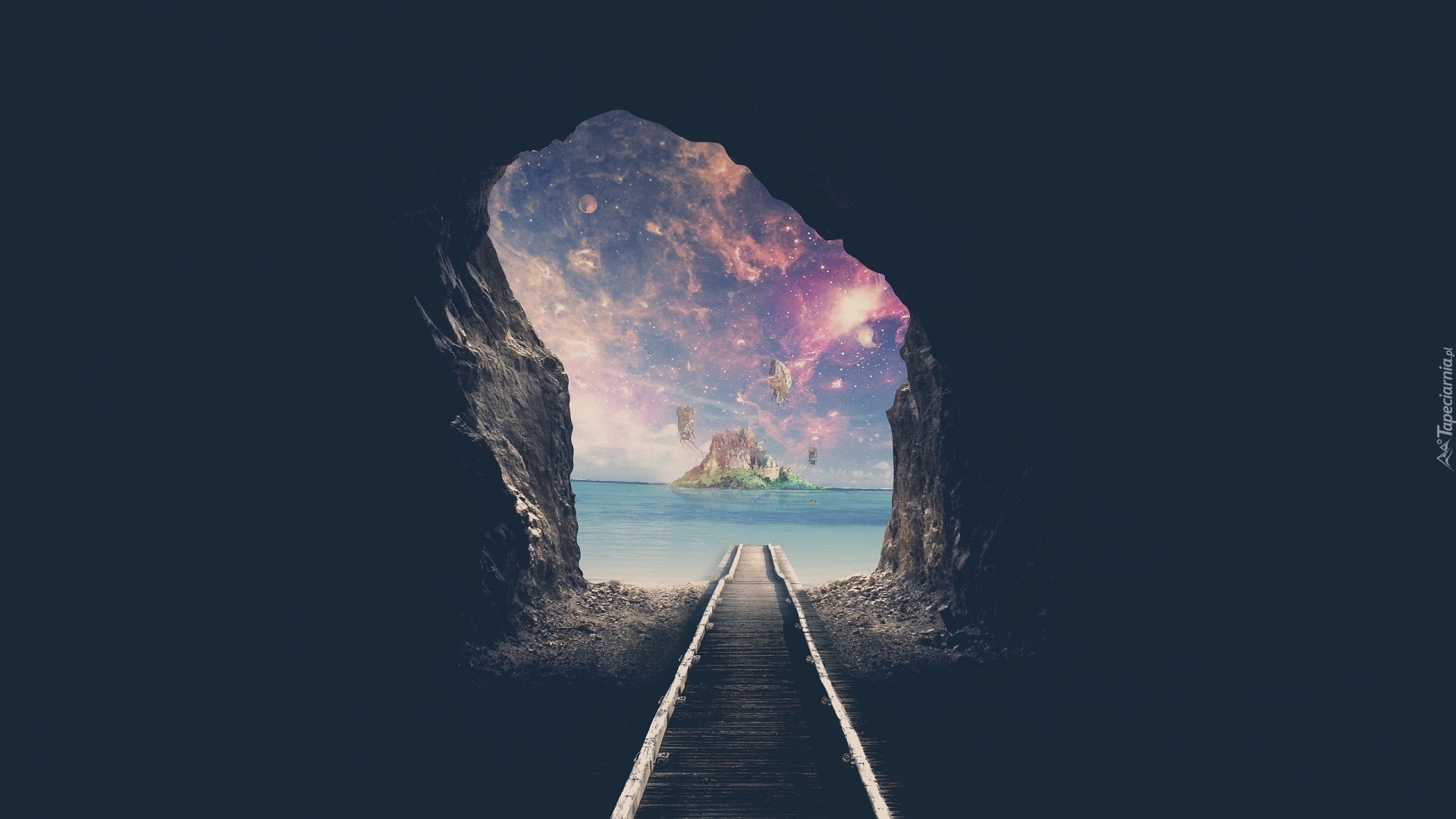 Fantasy, Tunel, Morze