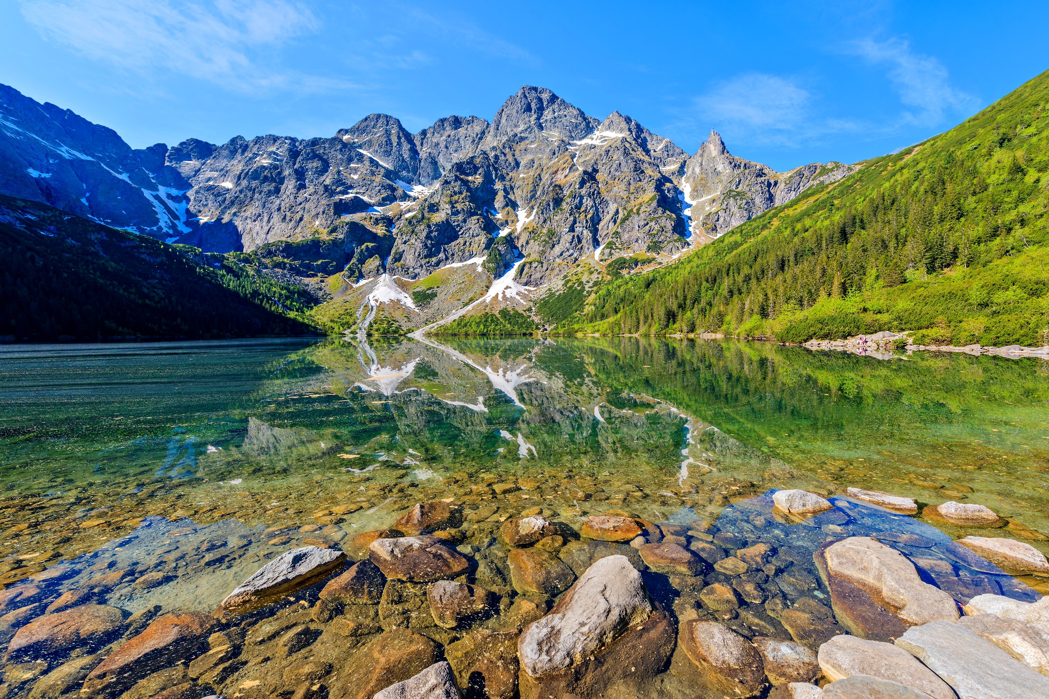 Tatry, Morskie Oko, Kamienie