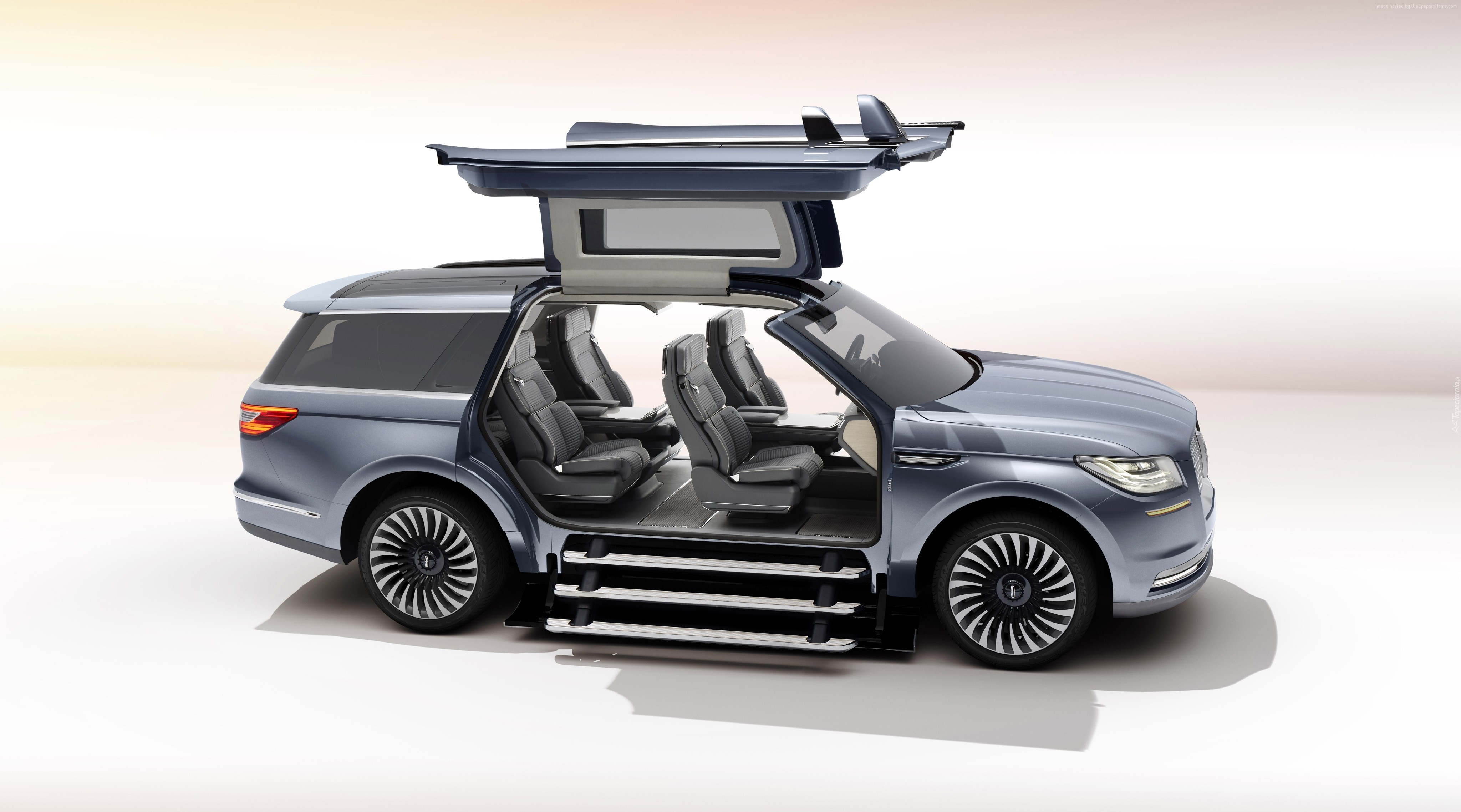 2016, Niebieski, Lincoln, Navigator