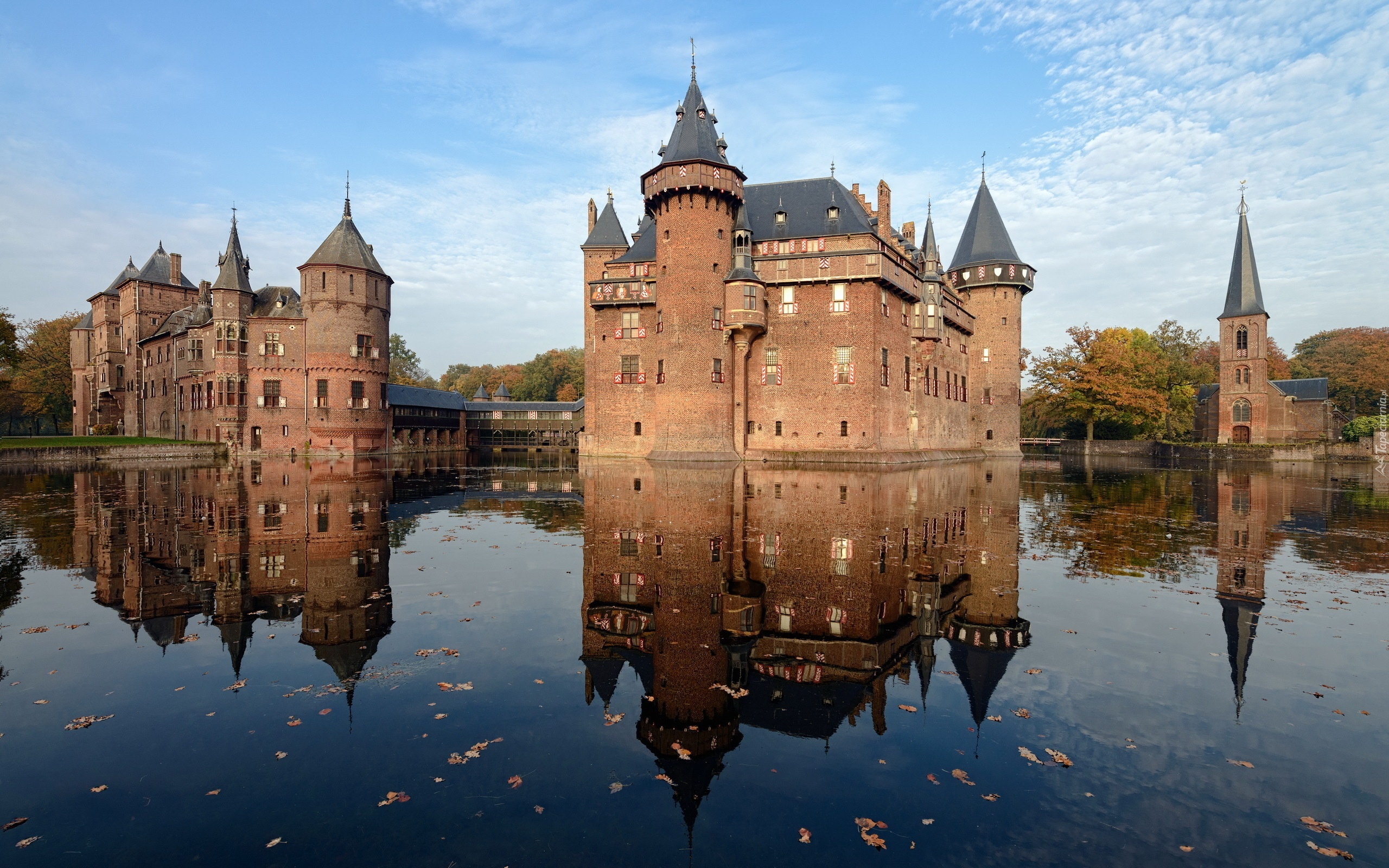 Zamek De Haar, Haarzuilens, Gmina Utrecht, Holandia, Staw