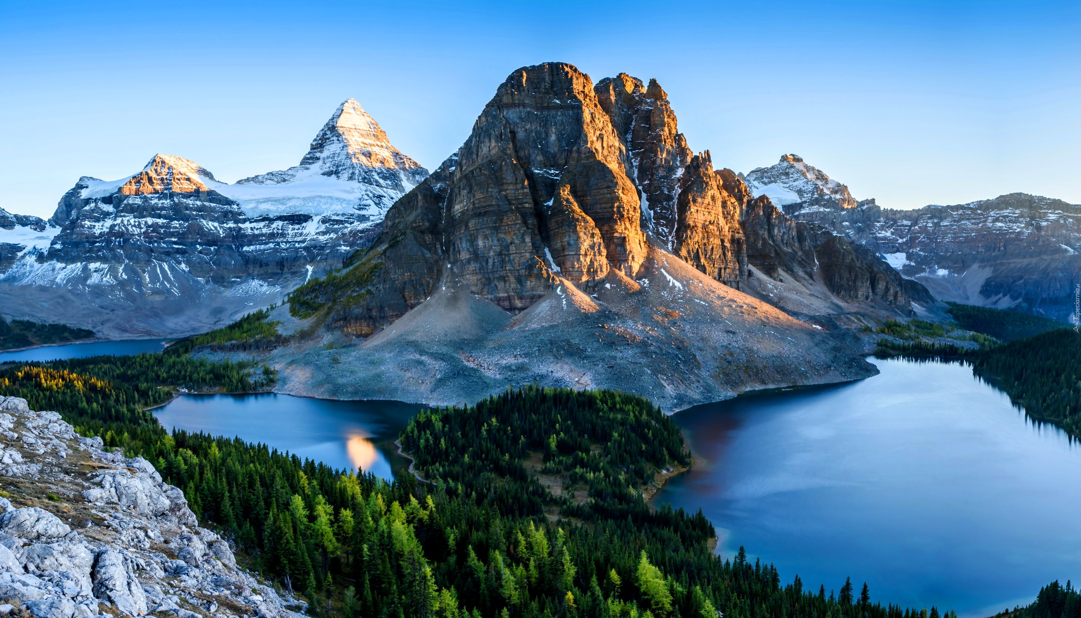 Kanada, Prowincja Kolumbia Brytyjska, Park prowincjonalny Mount Assiniboine Provincial Park, Góra Mount Assiniboine