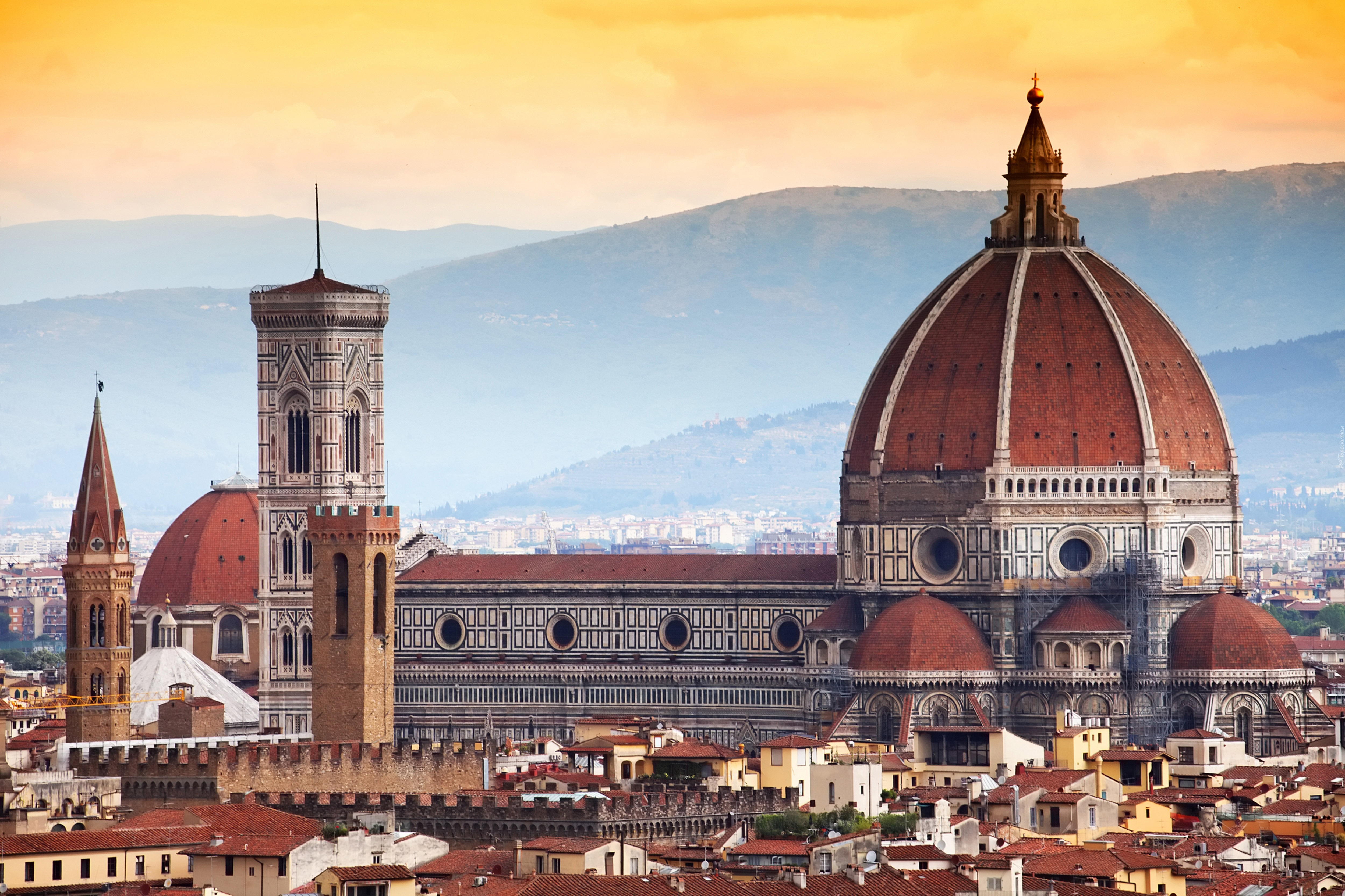 Florencja Toskania W ochy Baptysterium