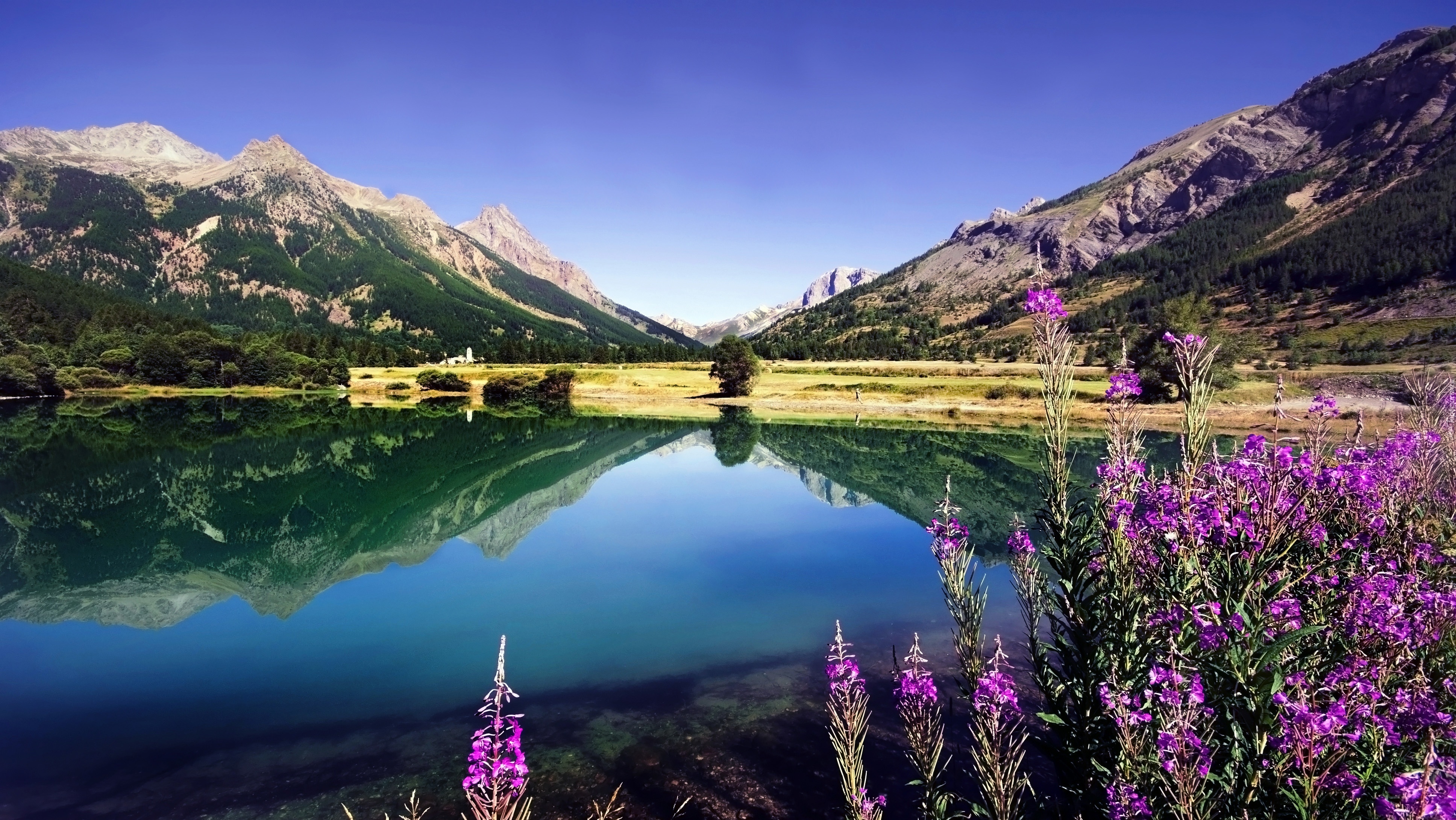 Nature is beautiful. Природа горы озеро цветы. «Сады Европы» у озера Анси.