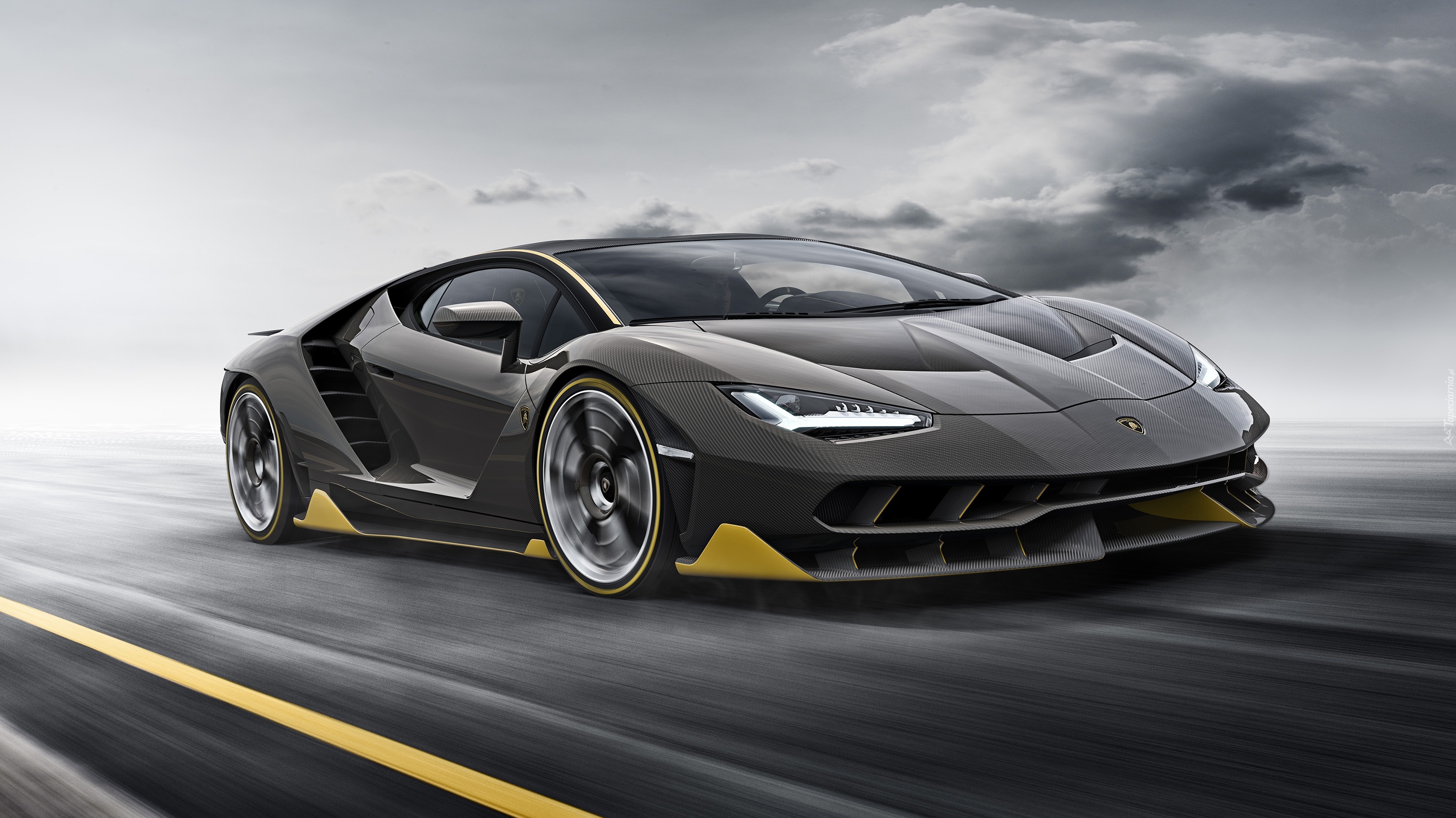 Lamborghini Centenario, Droga, Niebo