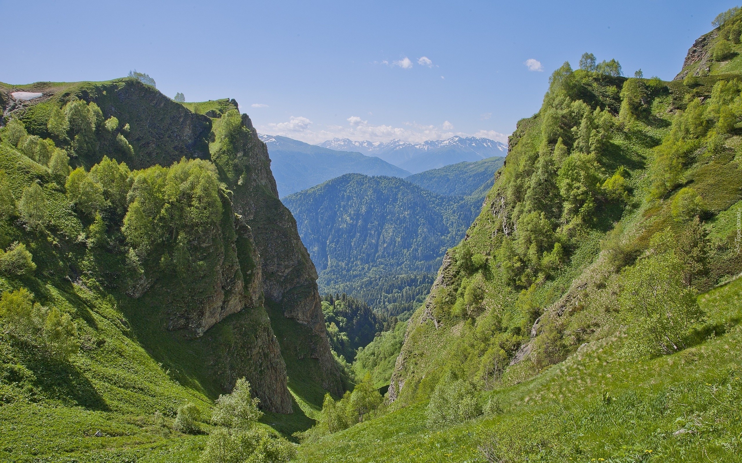 Zielone, Góry