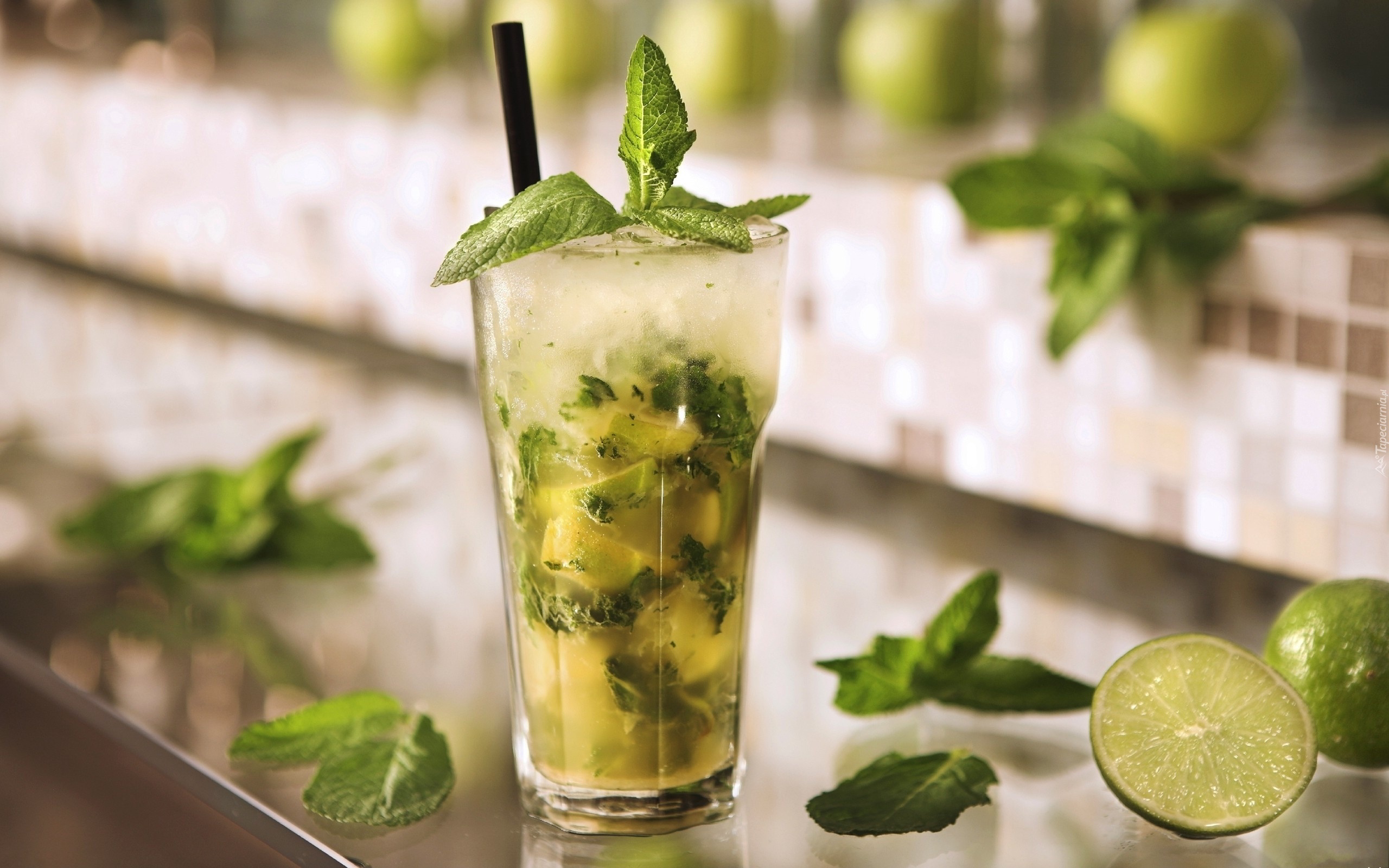 Drink, Mojito, Limonka, Mięta