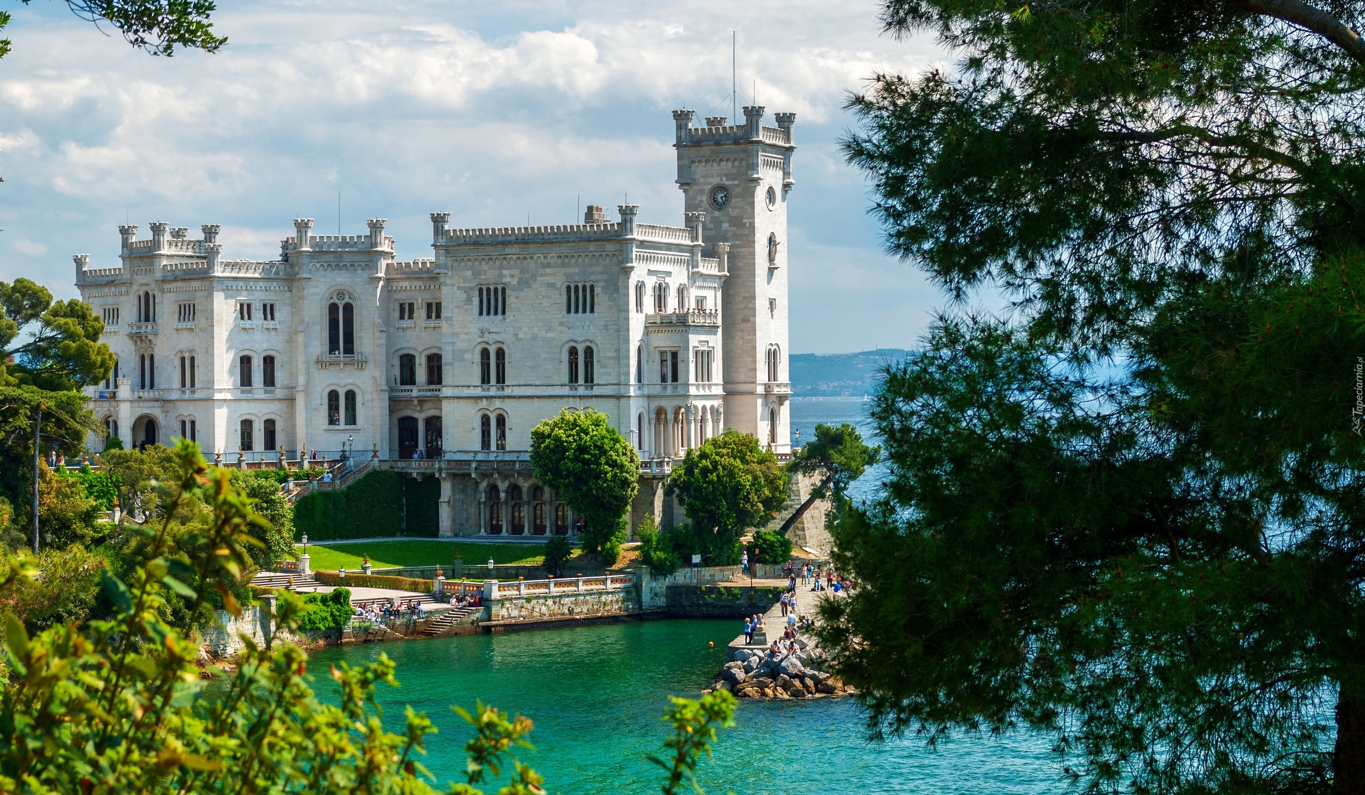 Zamek Miramare, Triest, Włochy