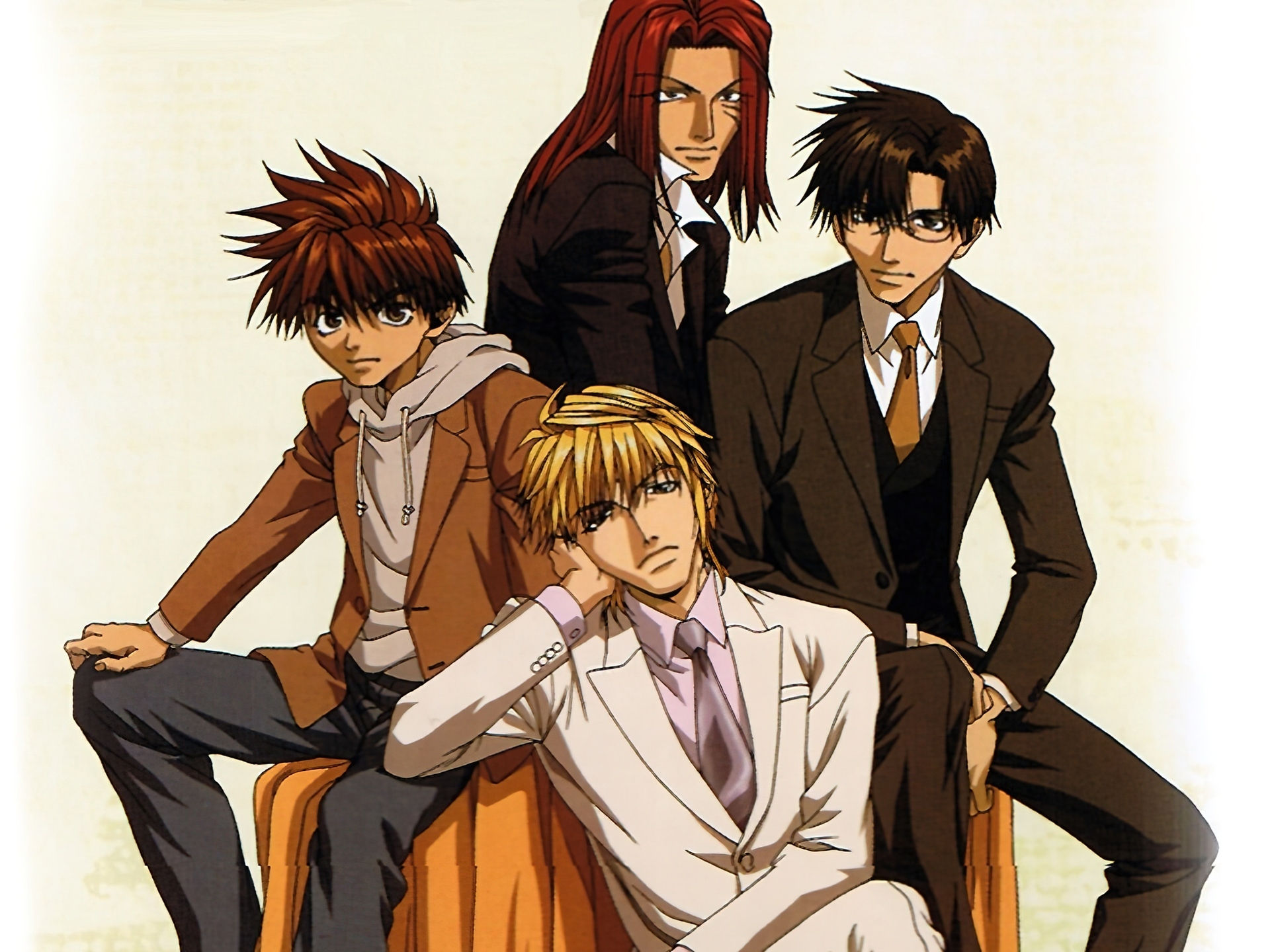 Saiyuki, w garniturach