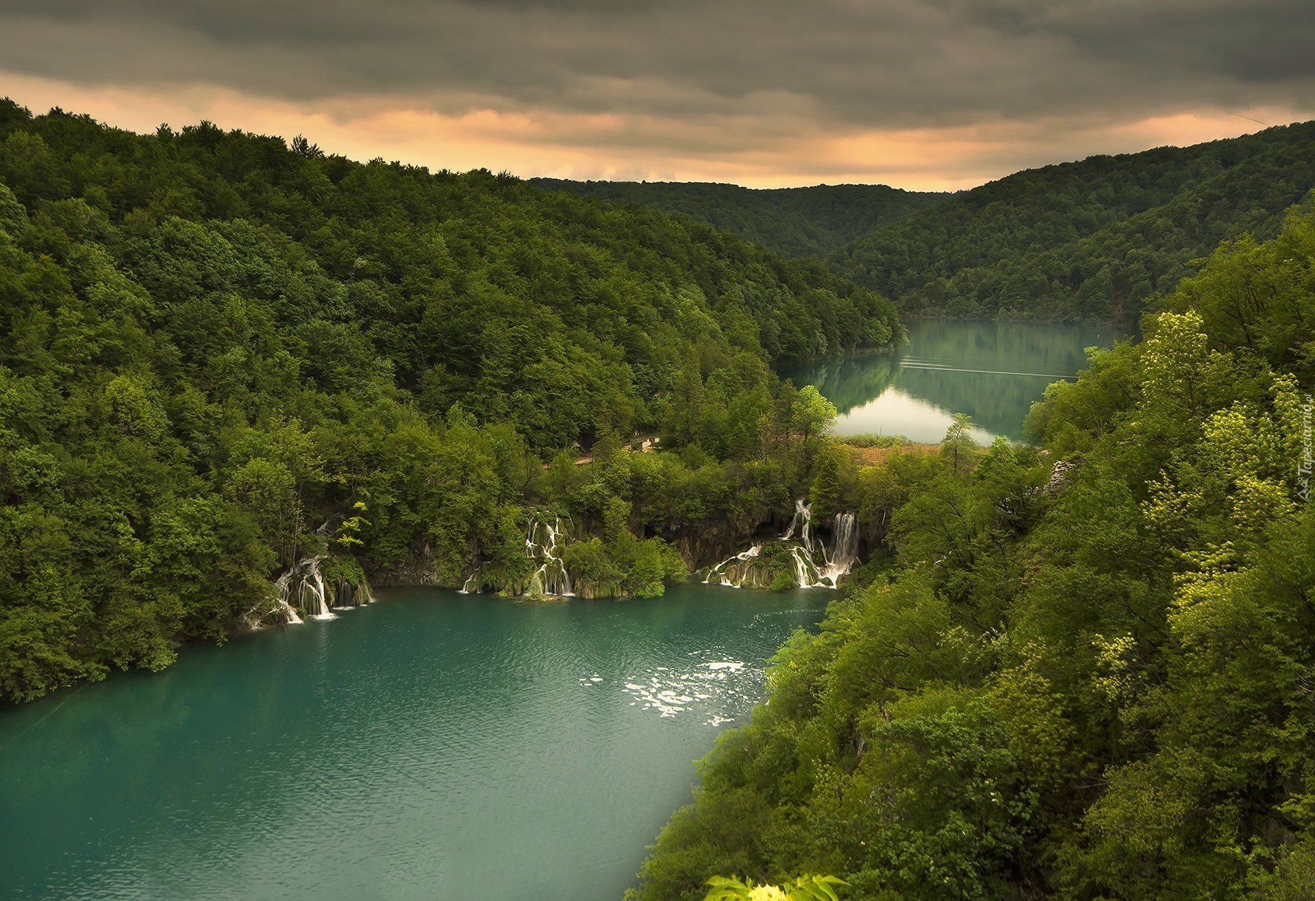 Chorwacja, Las, Rzeka, Wodospad
