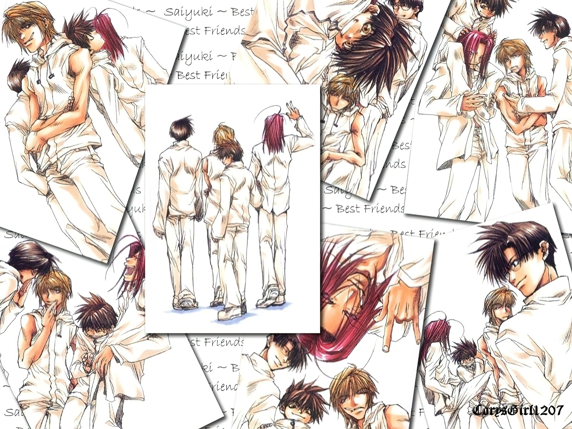 Saiyuki, zdjęcia, plakat, postacie, ludzie