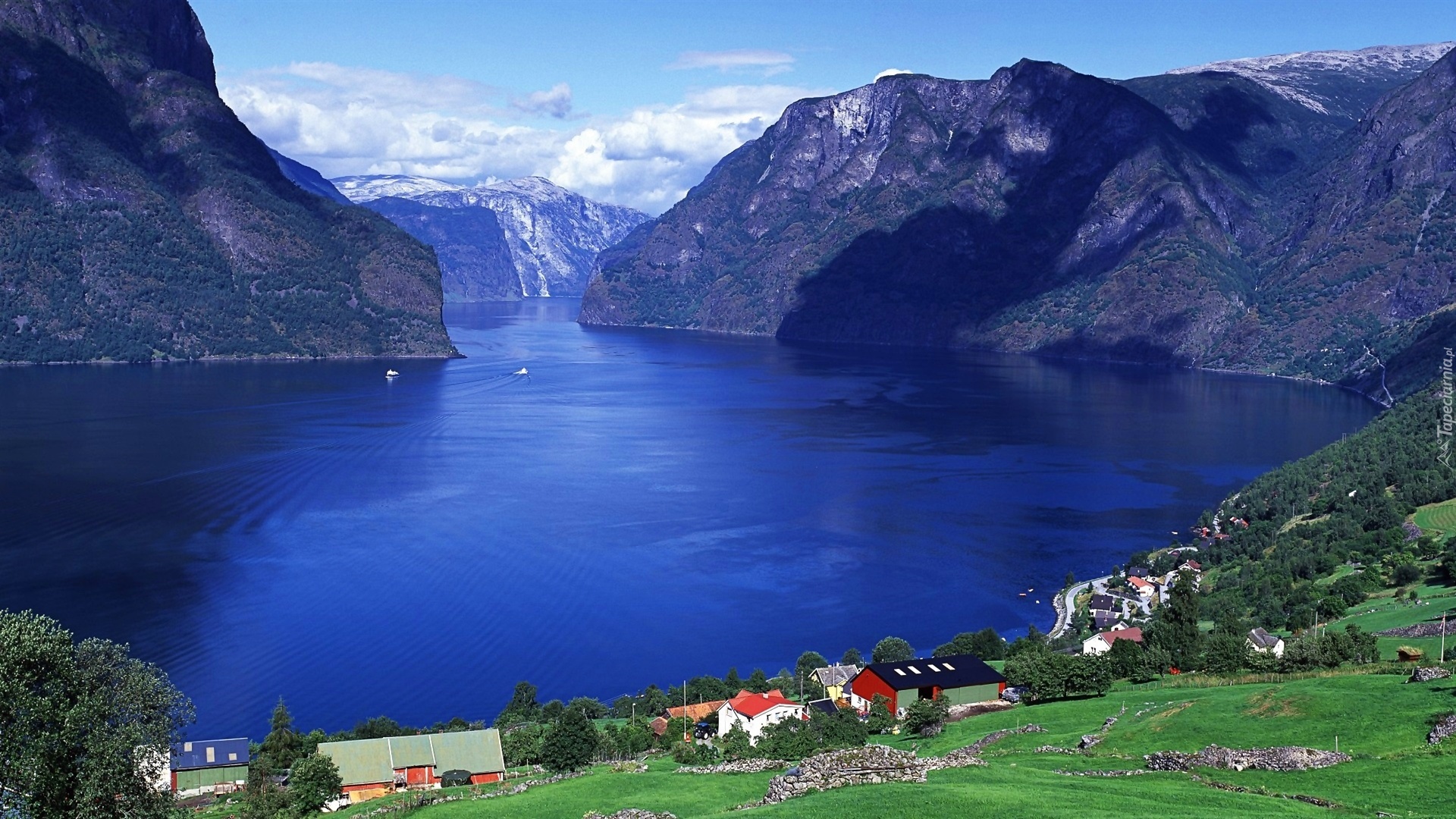 Norwegia, Góry, Fiord Sognefjorden