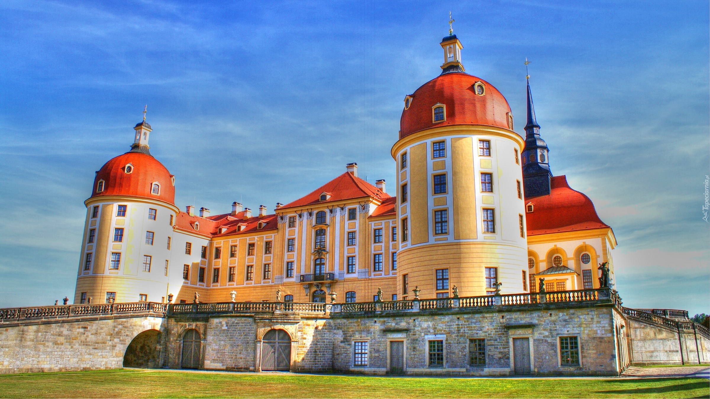 Pałac Moritzburg, Miasto Moritzburg, Saksonia, Niemcy